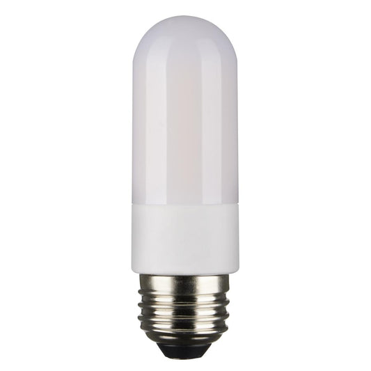 image of 8 Watt T10 LED - Frosted - Medium base - 3000K - High Lumen - 120 Volt - 90 CRI - Dimmable - Carded