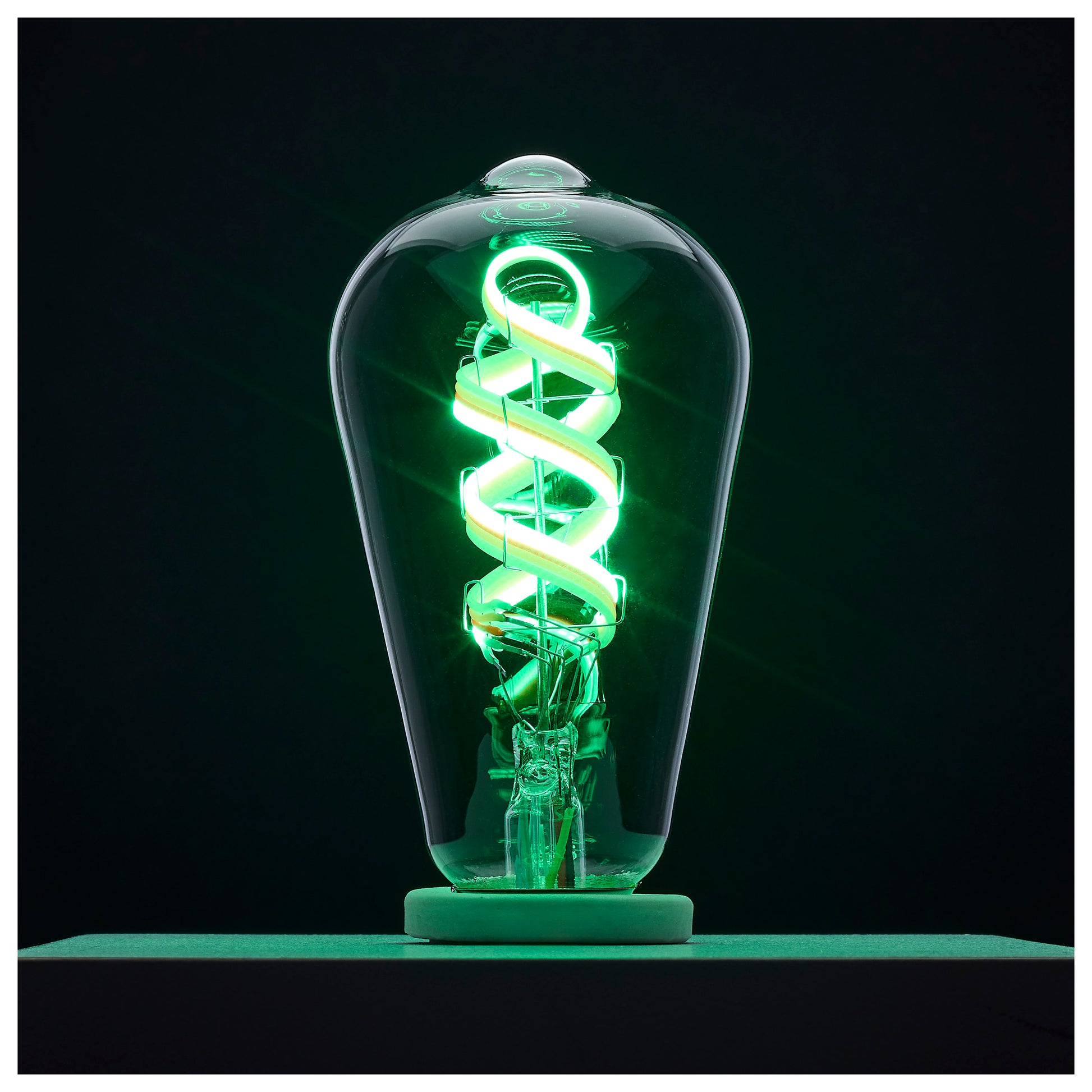 image of 6 Watt - ST19 LED - 2700K-5000K RGB/Tunable White - Starfish IOT - Clear - Medium Base - 120 Volt