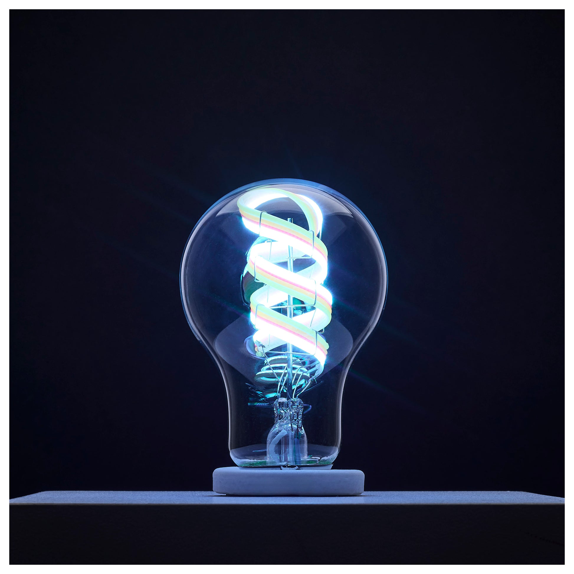 image of 6 Watt - A19 LED - 2700K-5000K RGB/Tunable White - Starfish IOT - Clear - Medium Base - 120 Volt