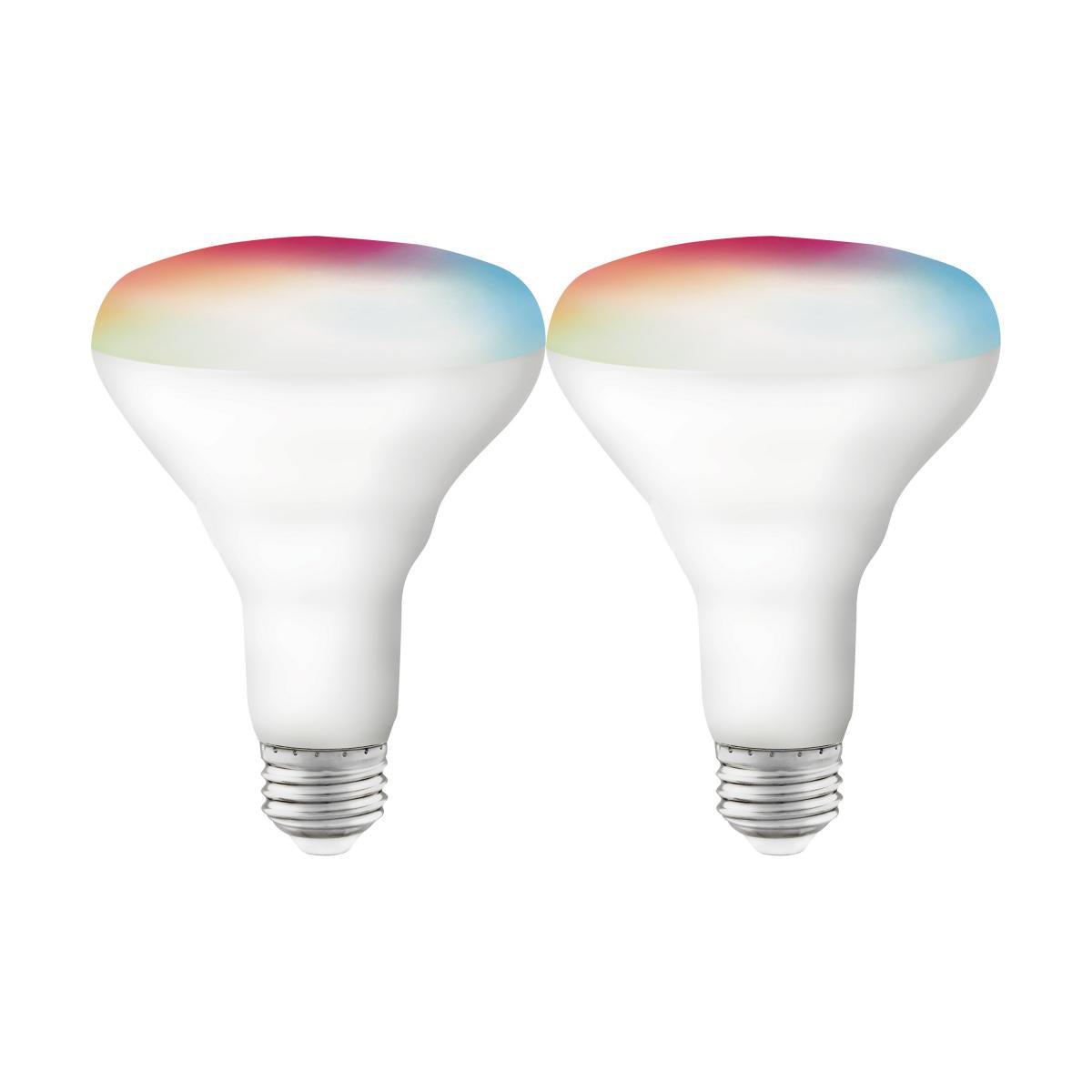 image of 9.5 Watt - BR30 LED - RGB & Tunable White - Starfish IOT - 120 Volt - 800 Lumens - 2-pack