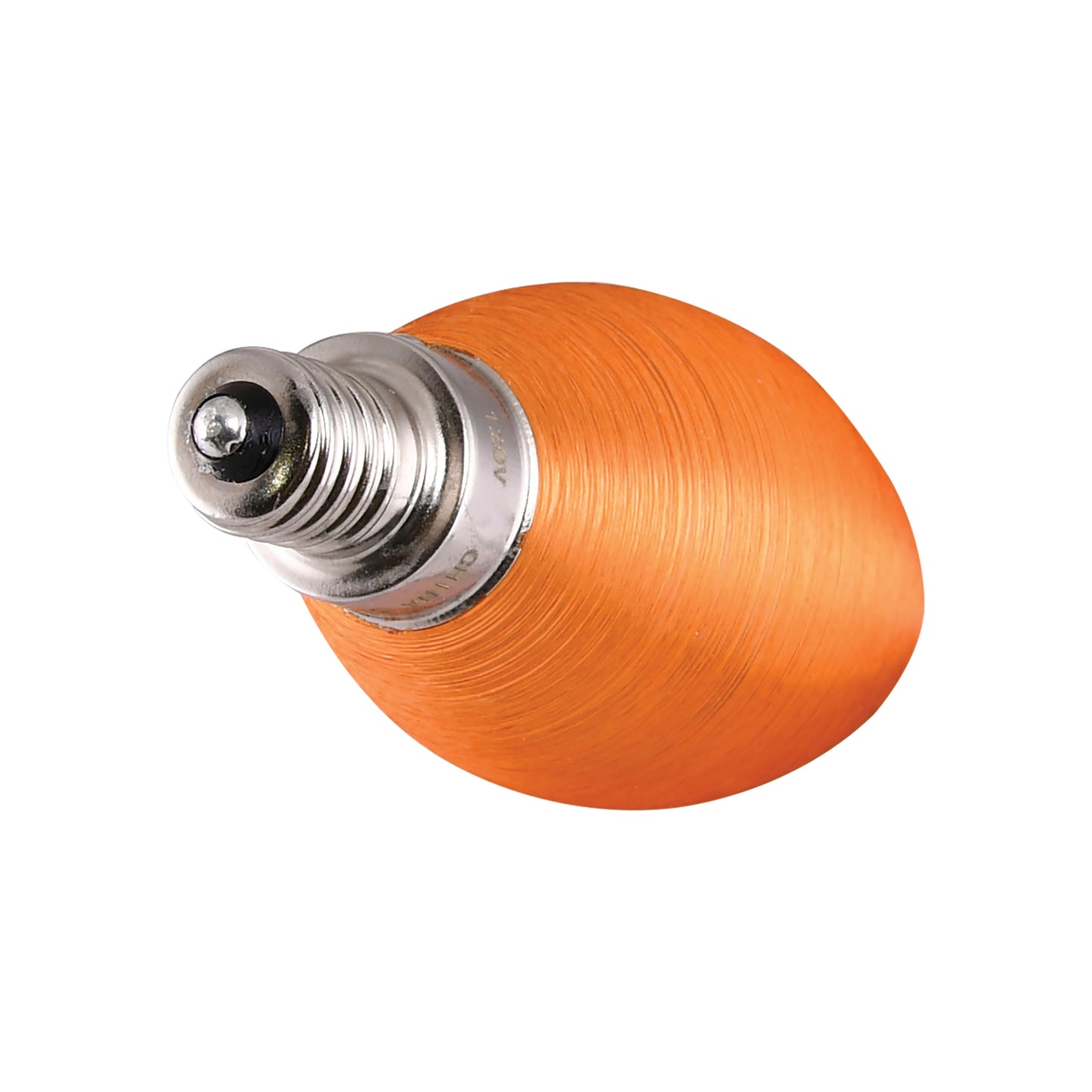 image of 2 Watt CA11 LED - Satin Spun Amber - Candelabra base - 2100K - 120 Volt