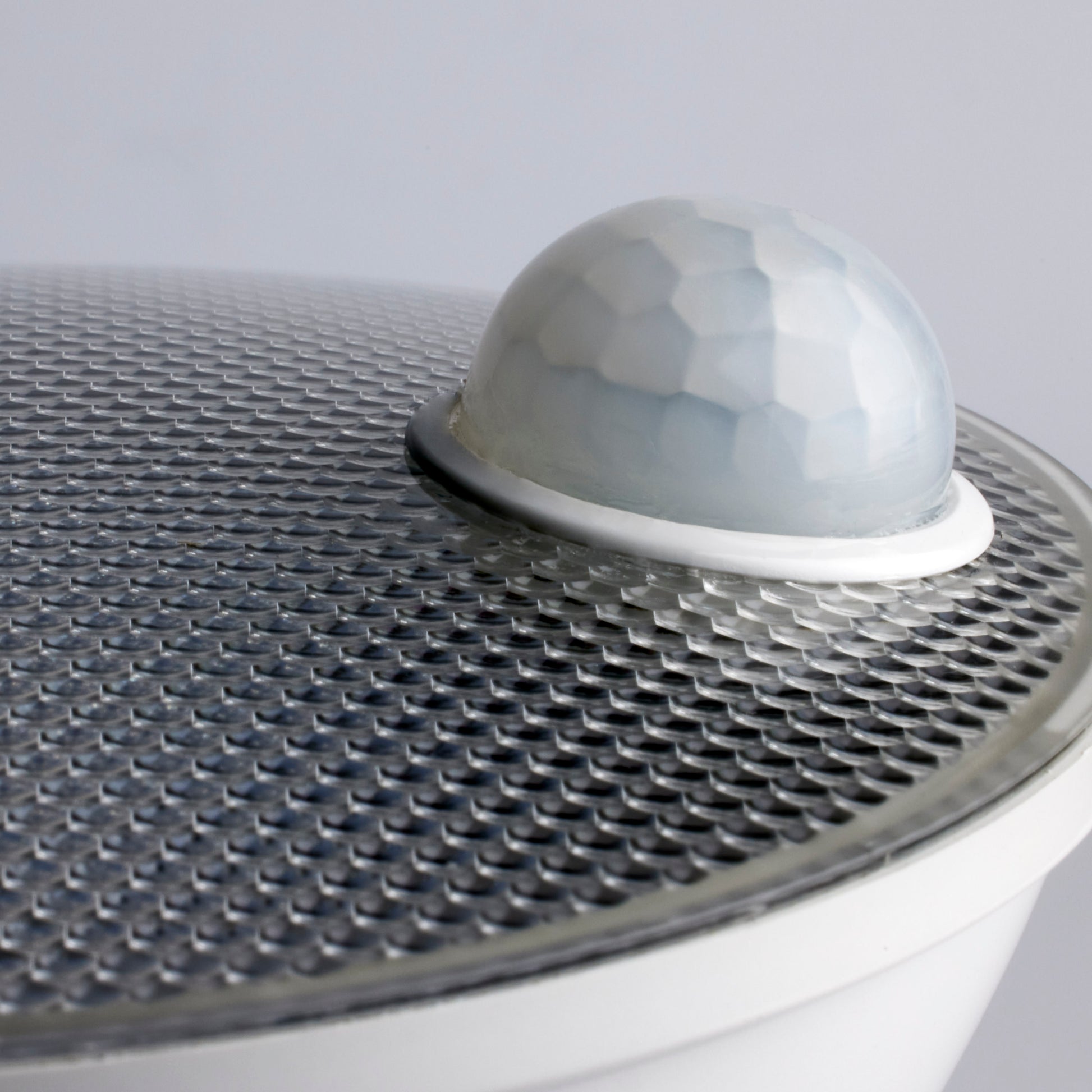 image of 14 Watt PAR38 LED - White - 3000K - 1100 Lumens - 120 Volt - PIR Sensor - Non-Dimmable