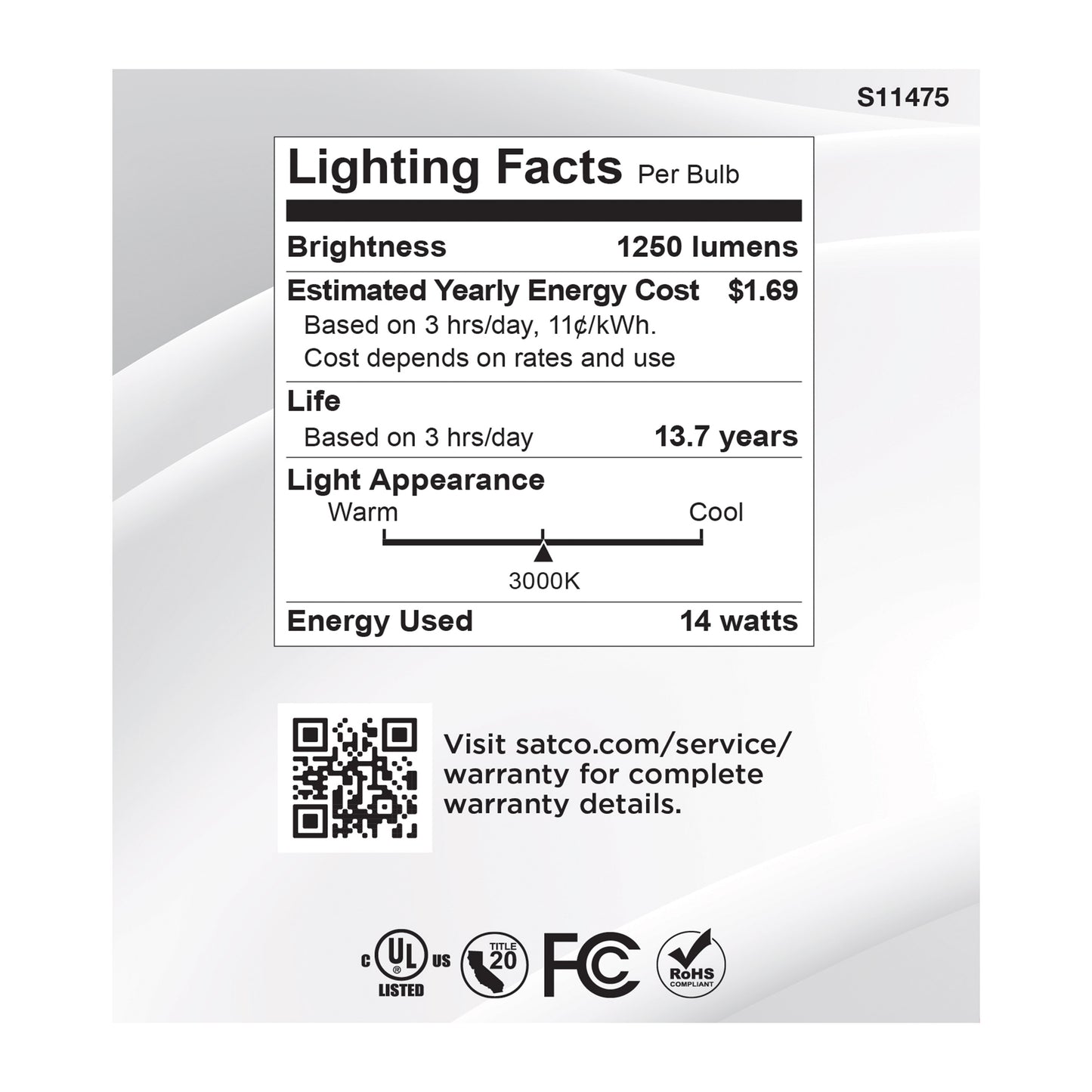 image of 14 Watt Dusk to Dawn LED - PAR38 - 3000K - Medium Base - White Finish - 120 Volt