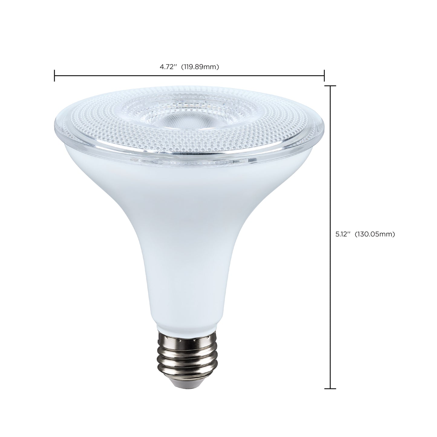 image of 14 Watt Dusk to Dawn LED - PAR38 - 3000K - Medium Base - White Finish - 120 Volt