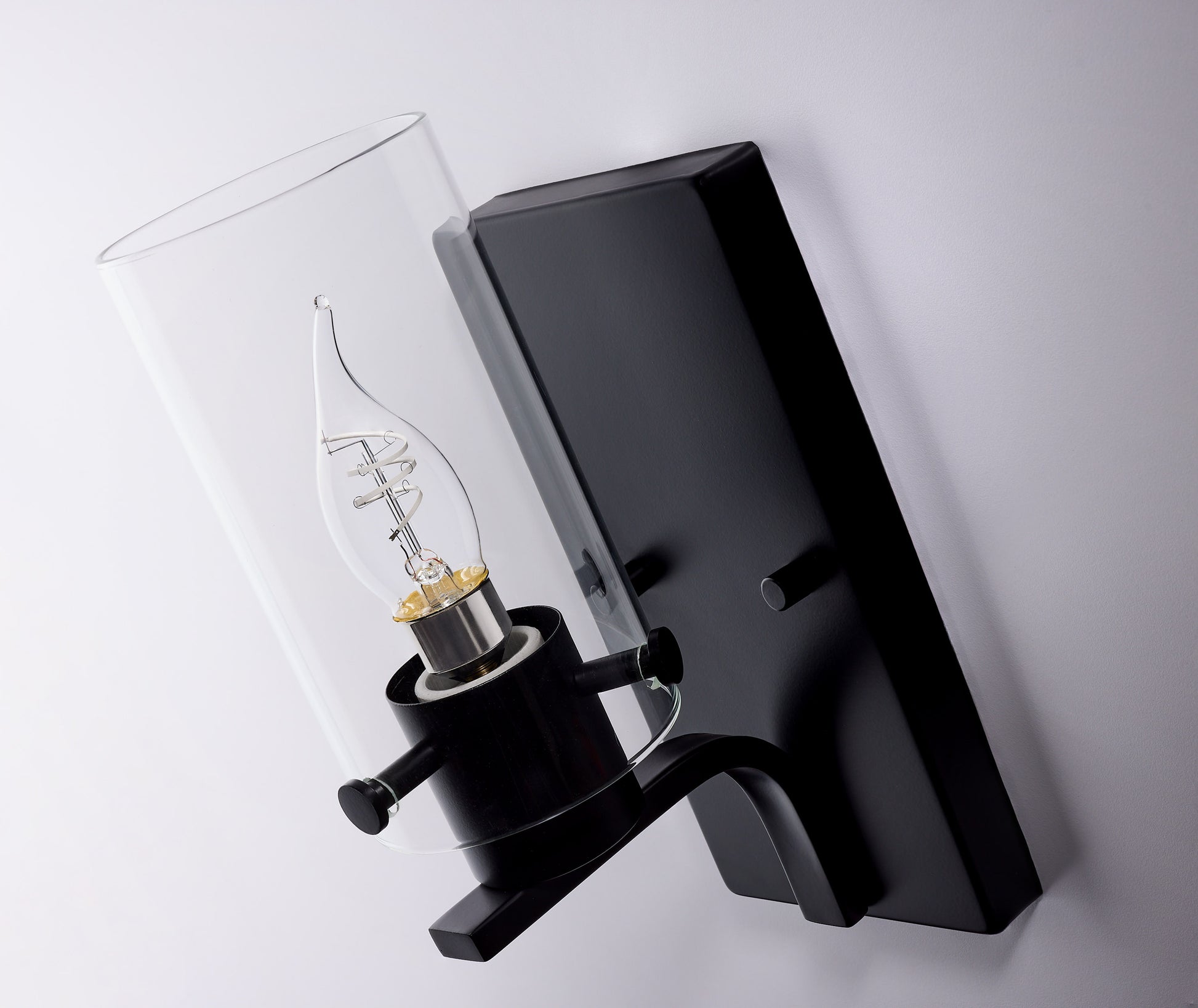 image of 4 Watt LED - Reminiscent - Flex Gray Coil Filament - CA11 - Candelabra Base - 2700K CCT - Clear - 120 Volt