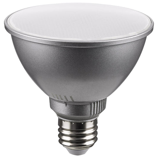 image of 11 Watt PAR30SN LED - Medium Base - Silver Finish - CCT Selectable - 120 Volt - 25 Degree Beam Angle