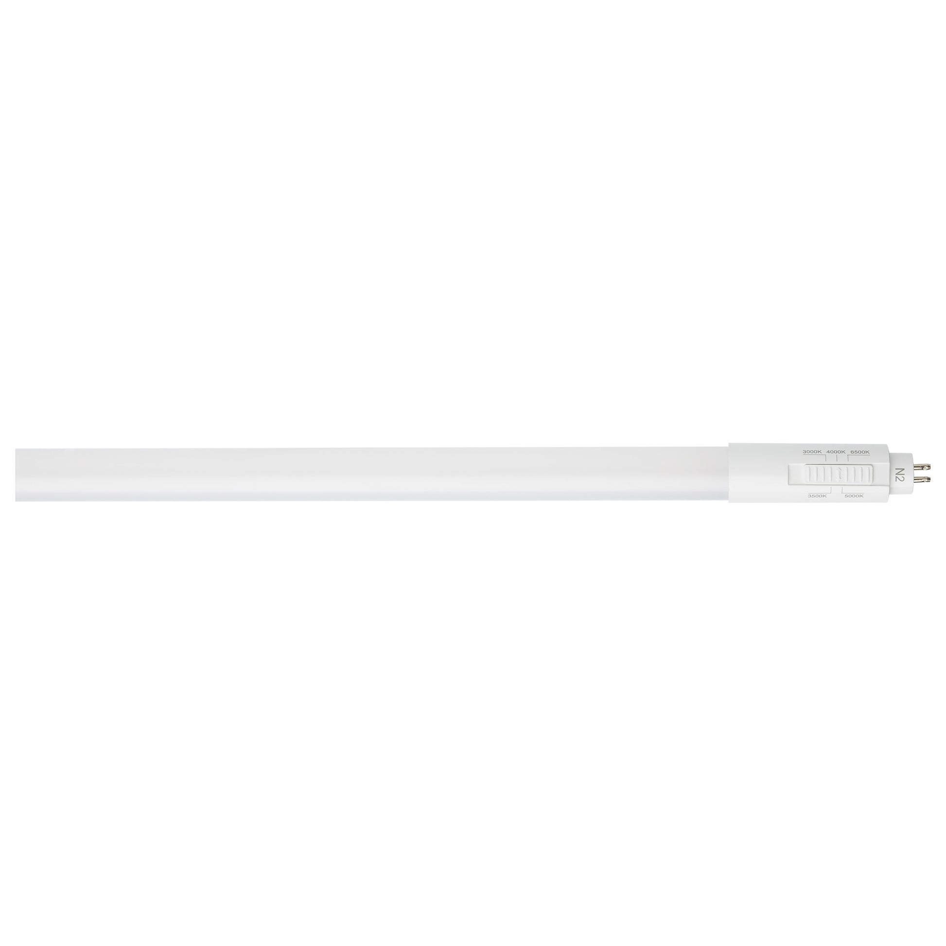 image of 9 Watt 2 Foot T5 LED - CCT Selectable - G5 Base - Type B - Ballast Bypass - Single or Double Ended Wiring - White Finish - 120-277 Volt