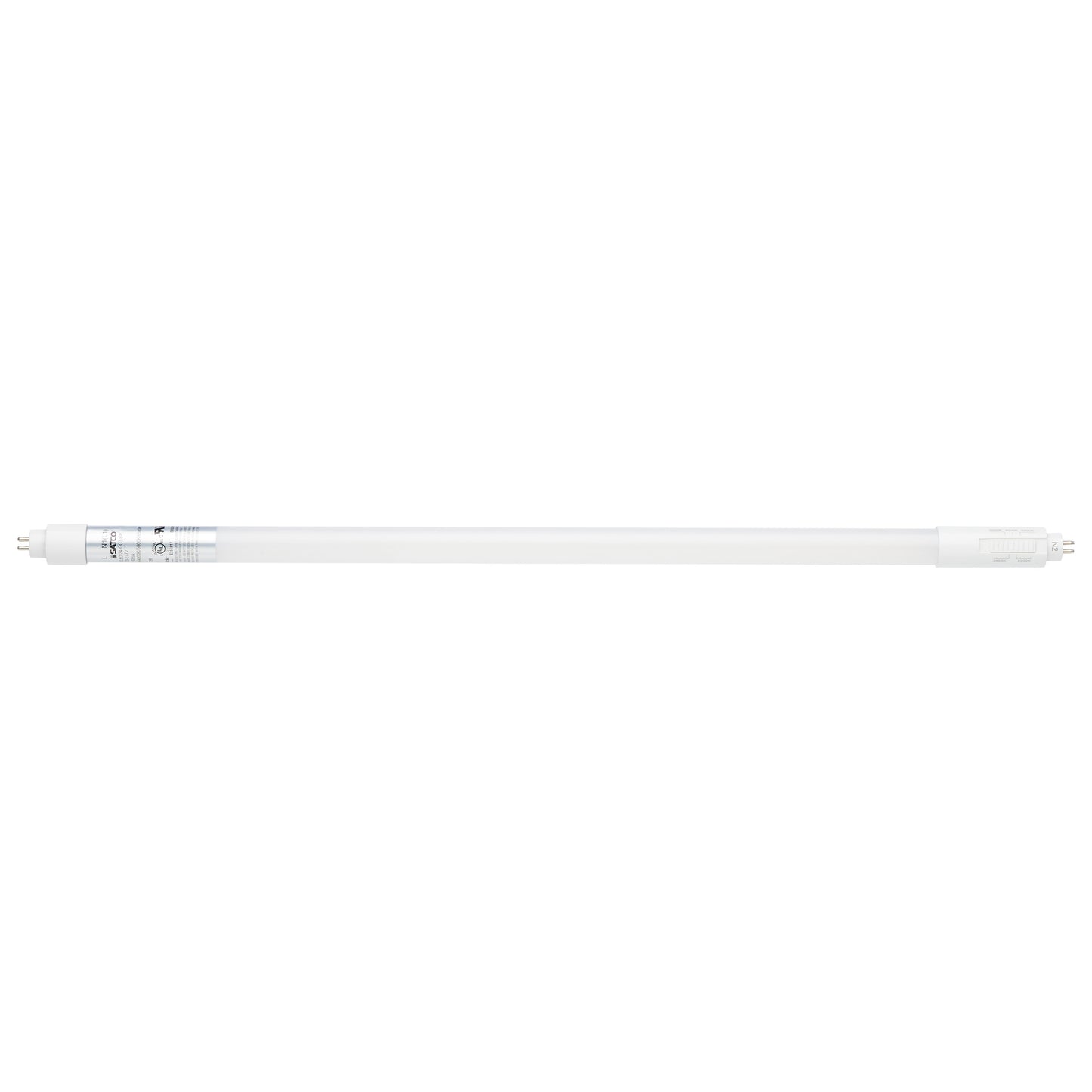 image of 12 Watt 2 Foot T5 LED - CCT Selectable - G5 Base - Type B - Ballast Bypass - Single or Double Ended Wiring - White Finish - 120-277 Volt