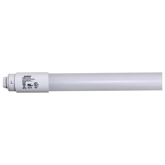 image of 18 Watt T8 LED - Recessed Double Contact HO/VHO Base - CCT Selectable - Type B - Ballast Bypass - PET Shatterproof Coated - White Finish - 48 Inches - 120-277 Volt