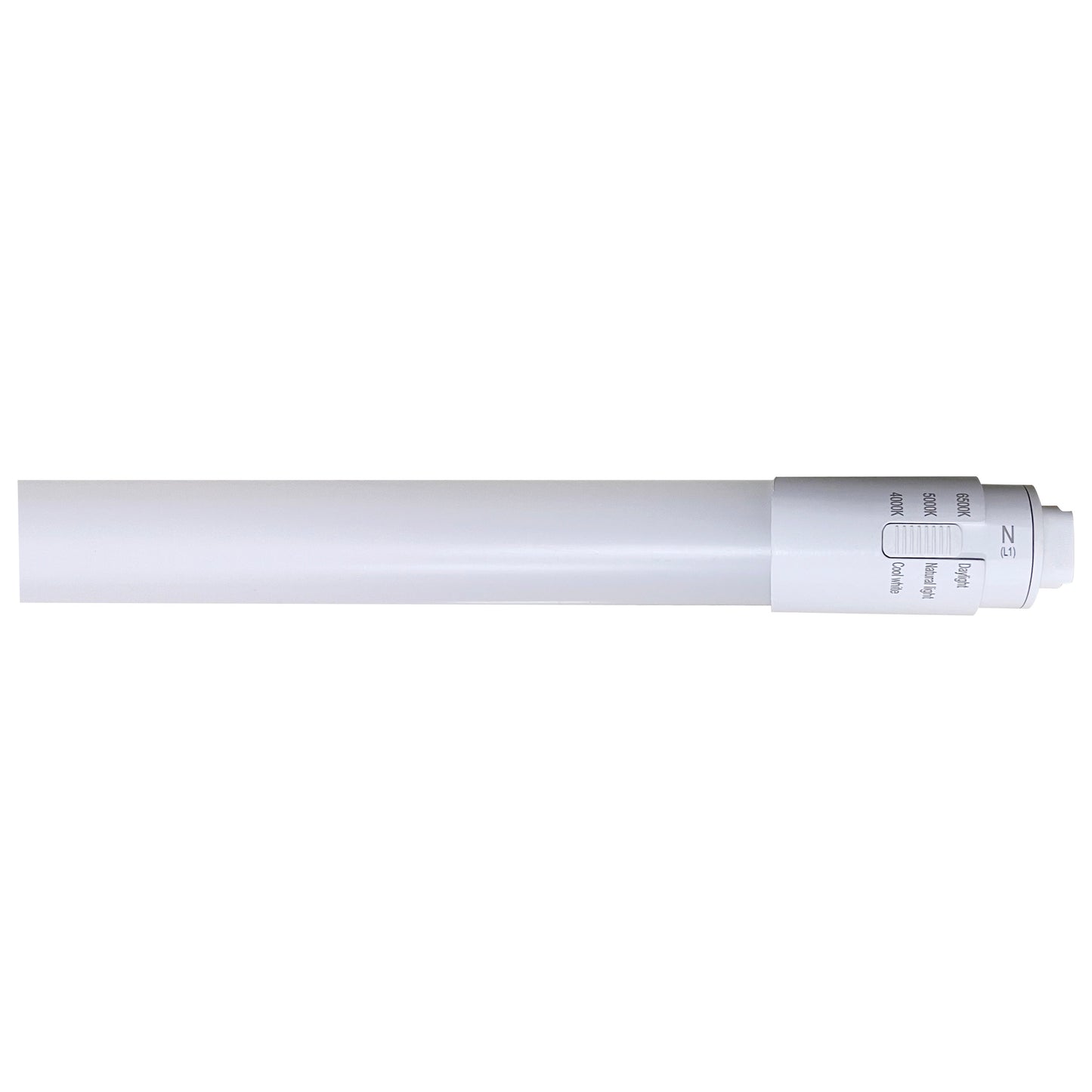 image of 30 Watt T8 LED - Recessed Double Contact HO/VHO Base - CCT Selectable - Type B - Ballast Bypass - PET Shatterproof Coated - White Finish - 72 Inches - 120-277 Volt