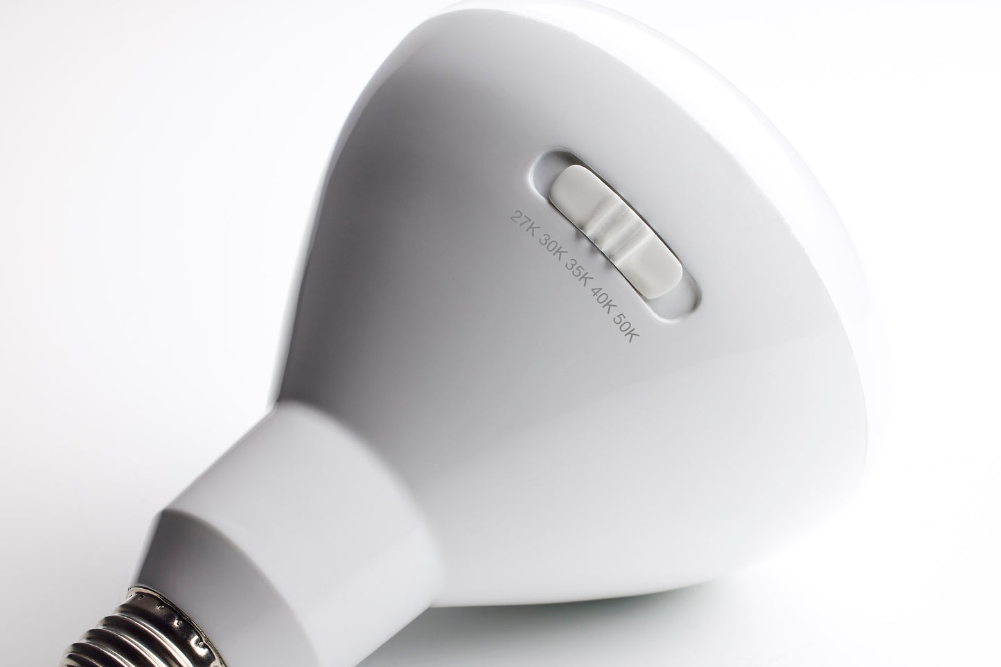 image of 13 Watt BR40 LED - Medium Base - CCT Selectable - White Finish - 90 CRI - 120 Volt - 4 Pack