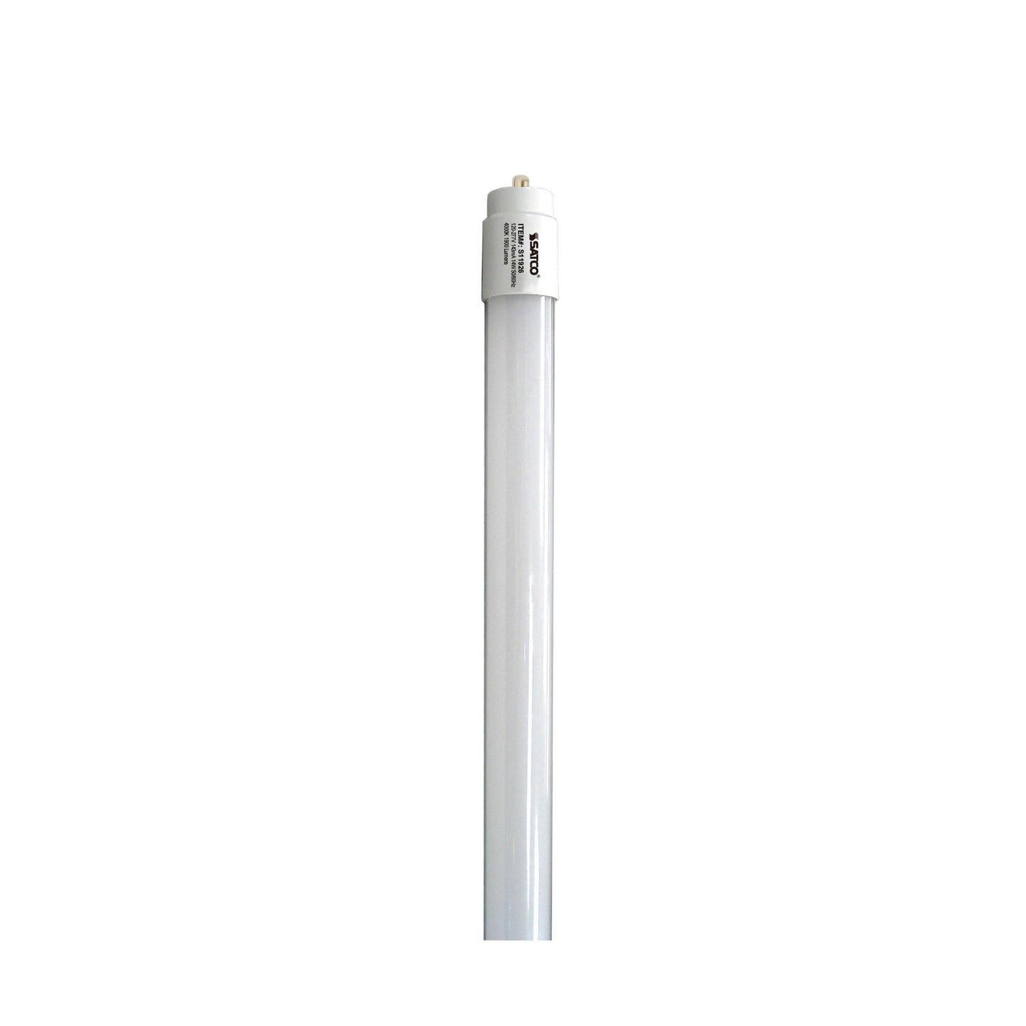 14 Watt T8 LED - Single pin base - 4000K - 50,000 Average rated hours - 1900 Lumens - Type B - 4 ft. Double Ended Bypass