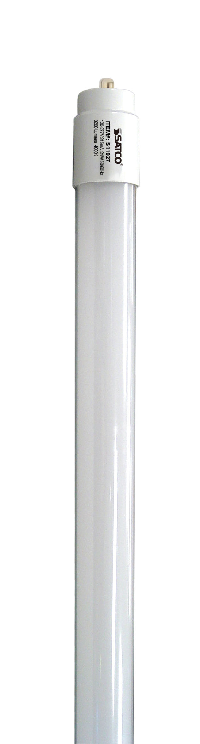 24 Watt T8 LED - Single pin base - 4000K - 50,000 Average rated hours - 3200 Lumens - Type B - 6 ft. Double Ended Bypass