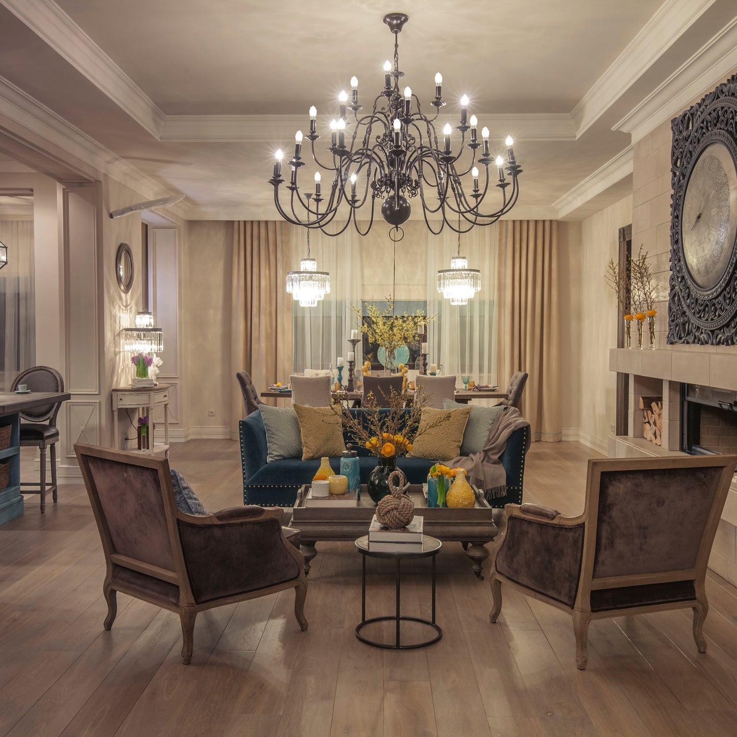 image of 4.5 Watt - B11 LED - Clear - 350 Lumens - 3000K - European base - 120 Volt