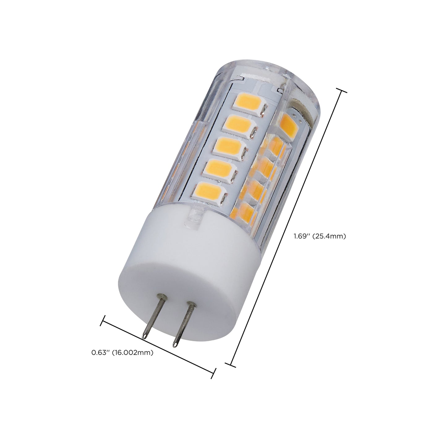 image of 3 Watt Mini LED - G4 Base - 3000K - Clear Finish - 12 Volt