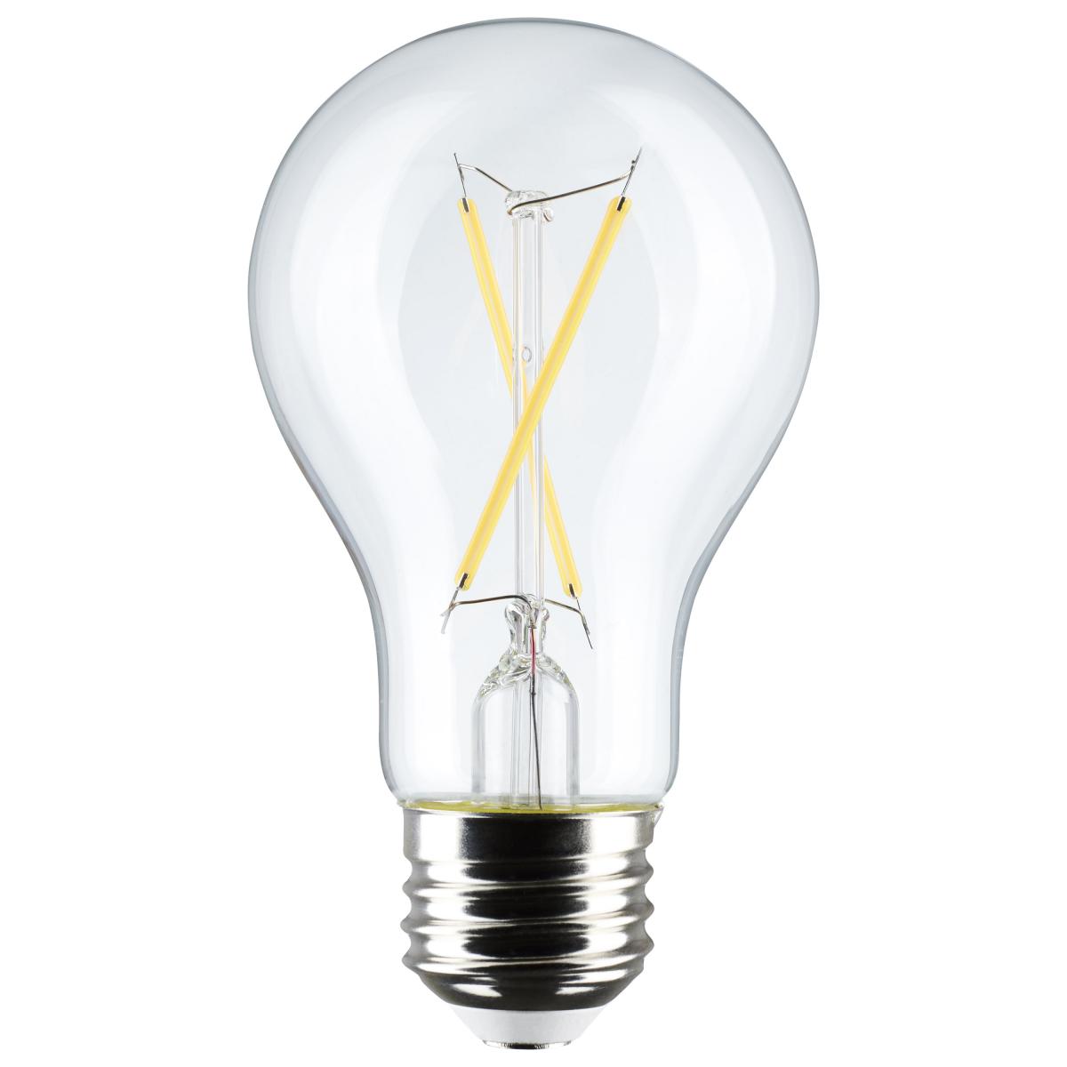 5 Watt A19 LED - Clear - 2700K - Medium Base - 120 Volt - 4-Pack