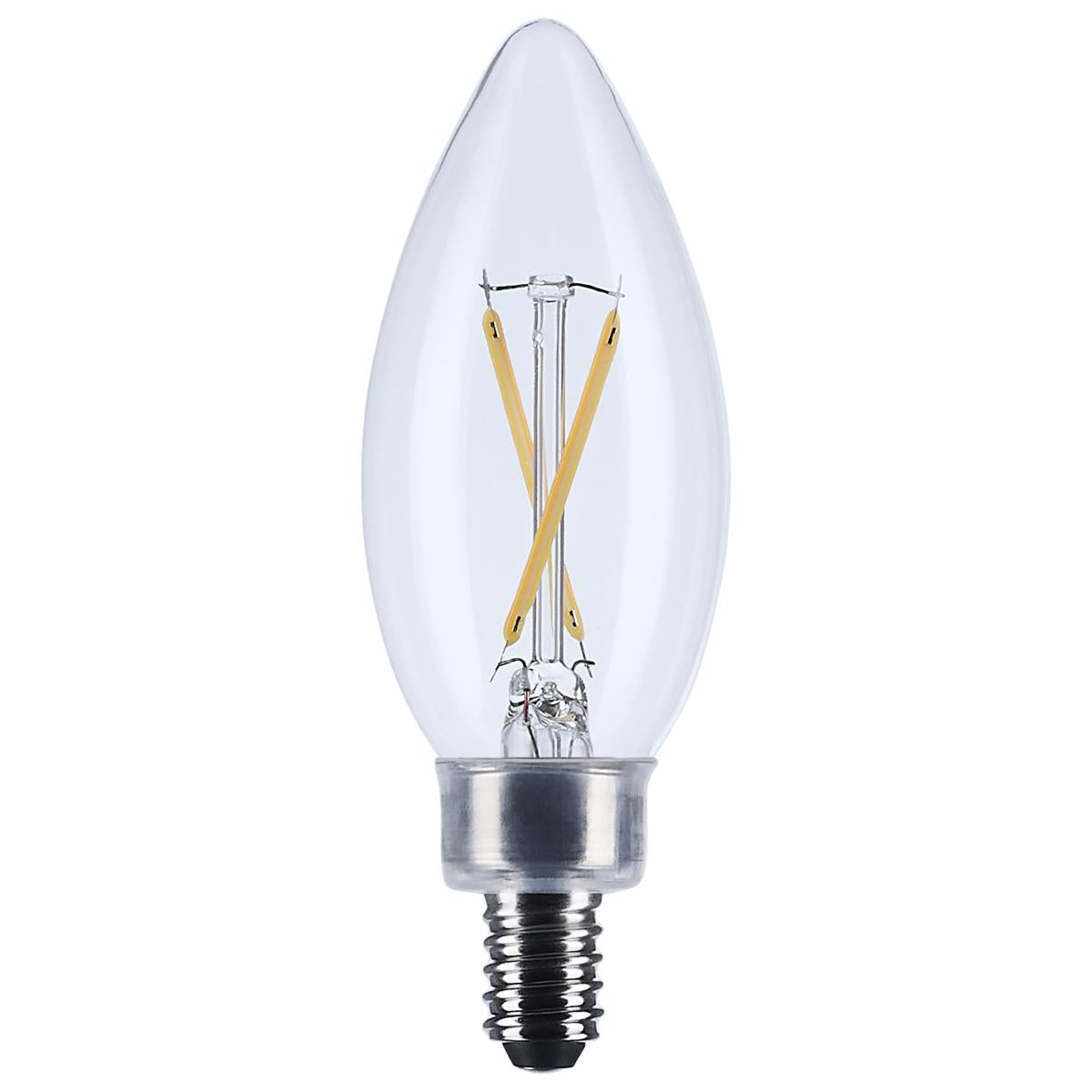 image of 3 Watt B11 LED - Candelabra Base - Clear - 3000K CCT - 120 Volt