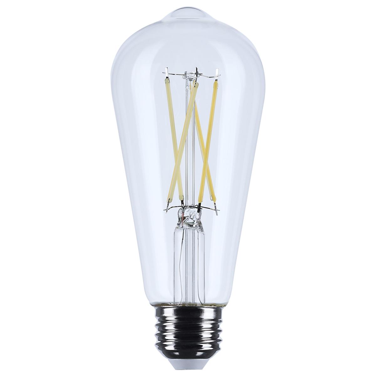 5 Watt ST19 LED - Medium Base - Clear - 5000K CCT - 120 Volt