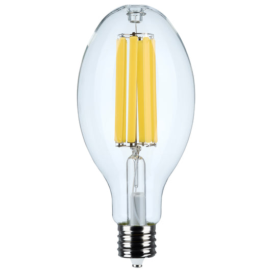 image of 40 Watt LED HID Replacement - ED37 - 4000K - Extended Mogul Base - Clear - 120-277 Range Voltage