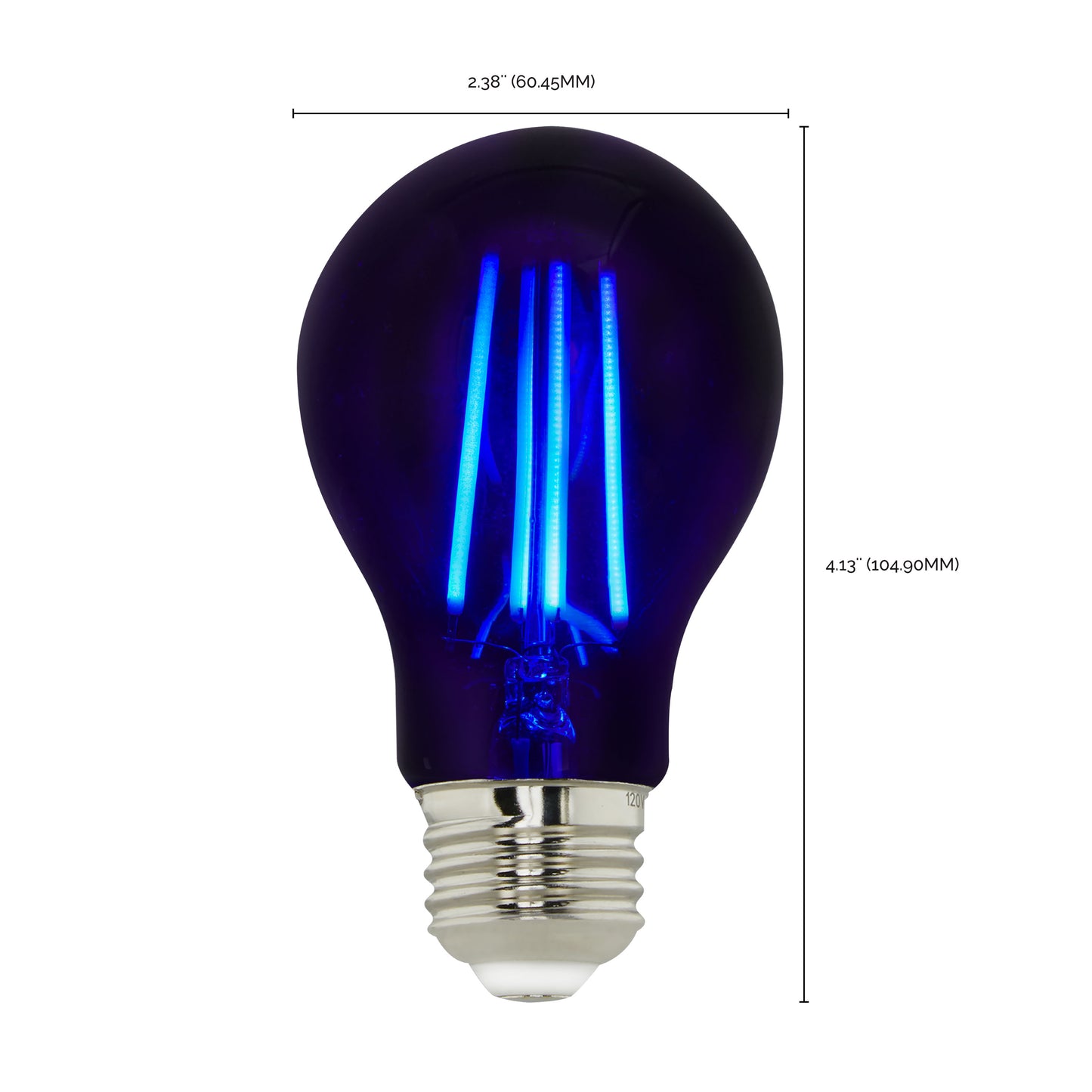 image of 6.5 Watt - LED A19 - Black Light Bulb - Medium Base - 120 Volt