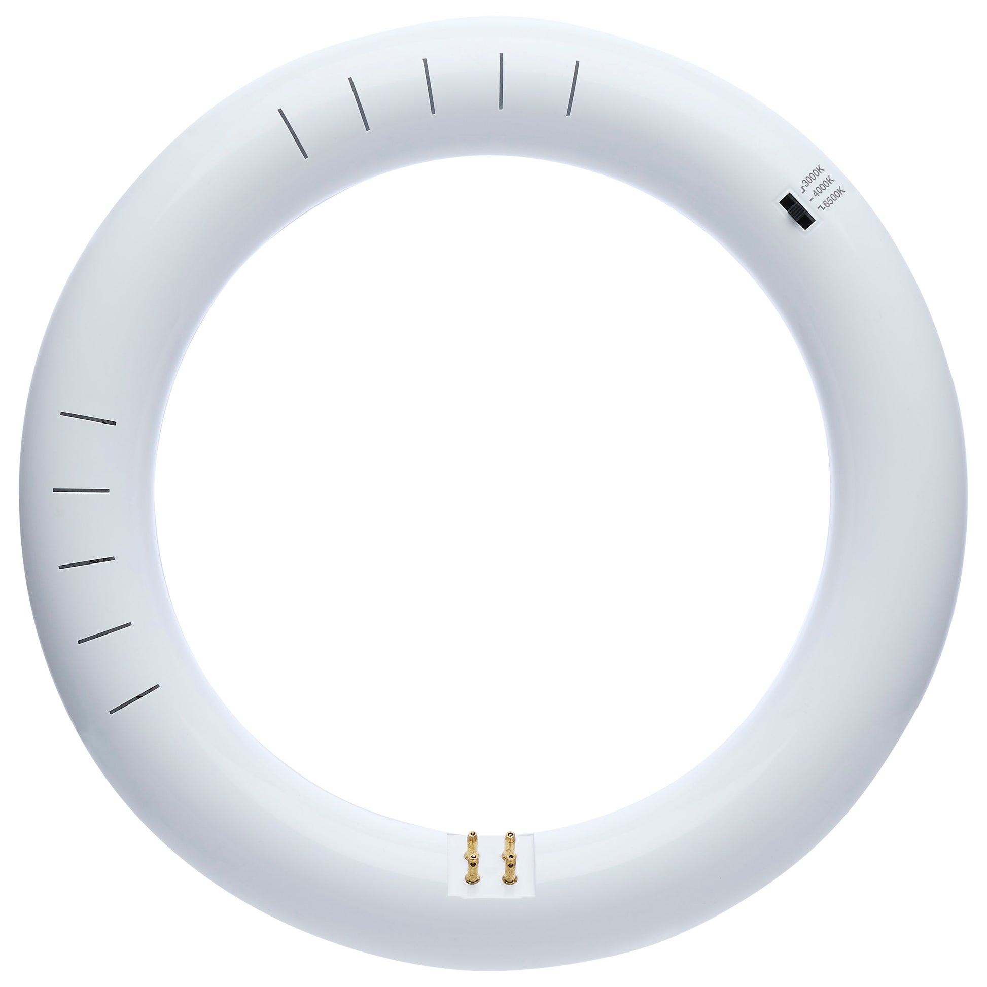 image of LED Circline - 11 Watt - T9 - 3000K/4000K/6500K CCT Selectable - G10q Base - 120-277 Volt