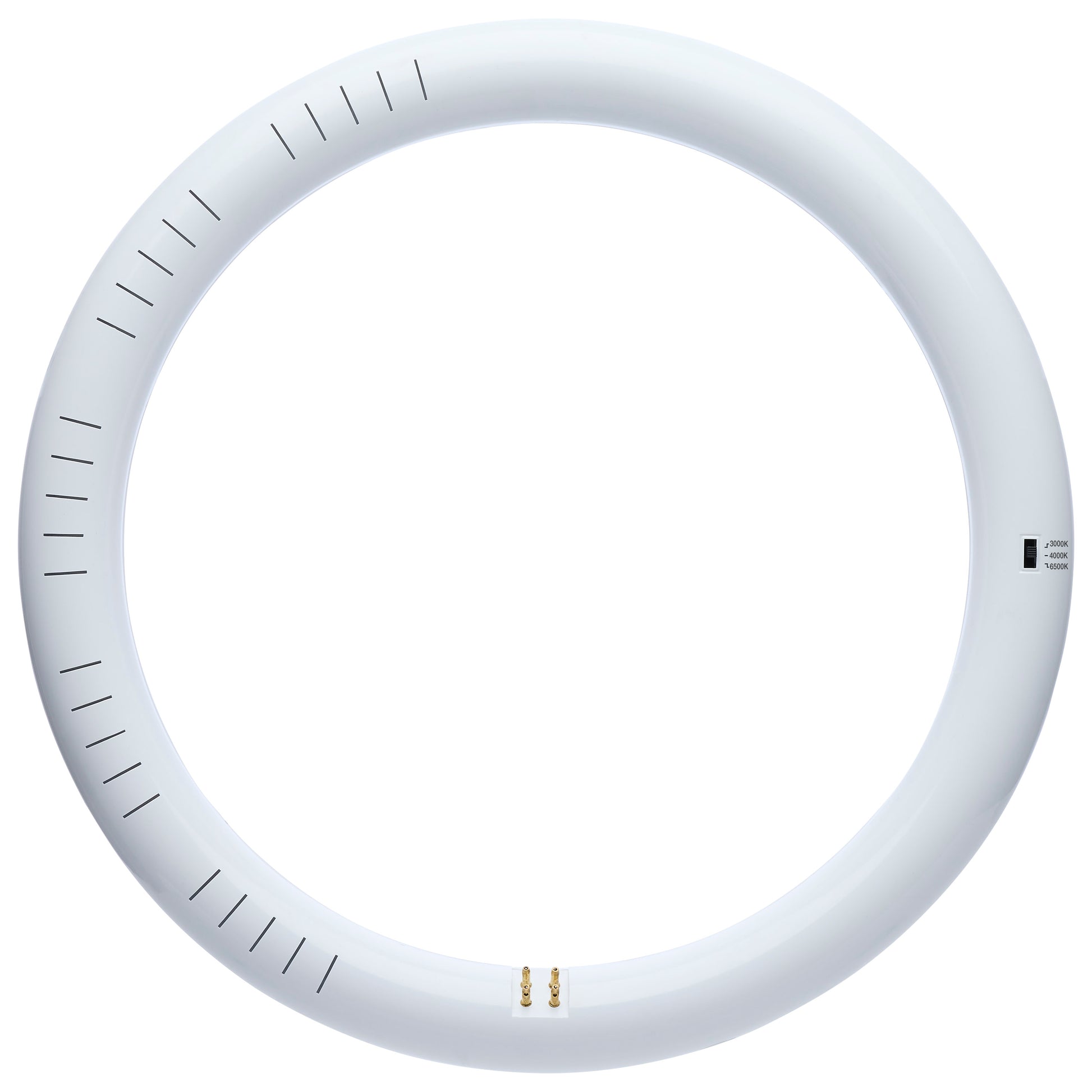 image of LED Circline - 16 Watt - T9 - 3000K/4000K/6500K CCT Selectable - G10q Base - 120-277 Volt