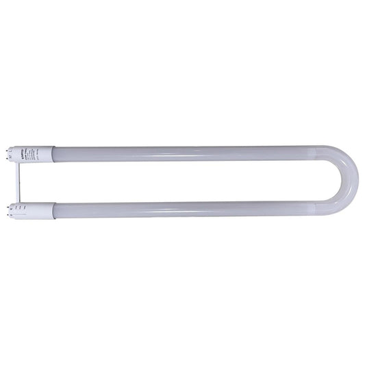 image of 13 Watt T8 U-BEND LED - 50000 Hours - Medium Bi Pin Base - CCT Selectable - Type B - White Finish - 120-277 Volt