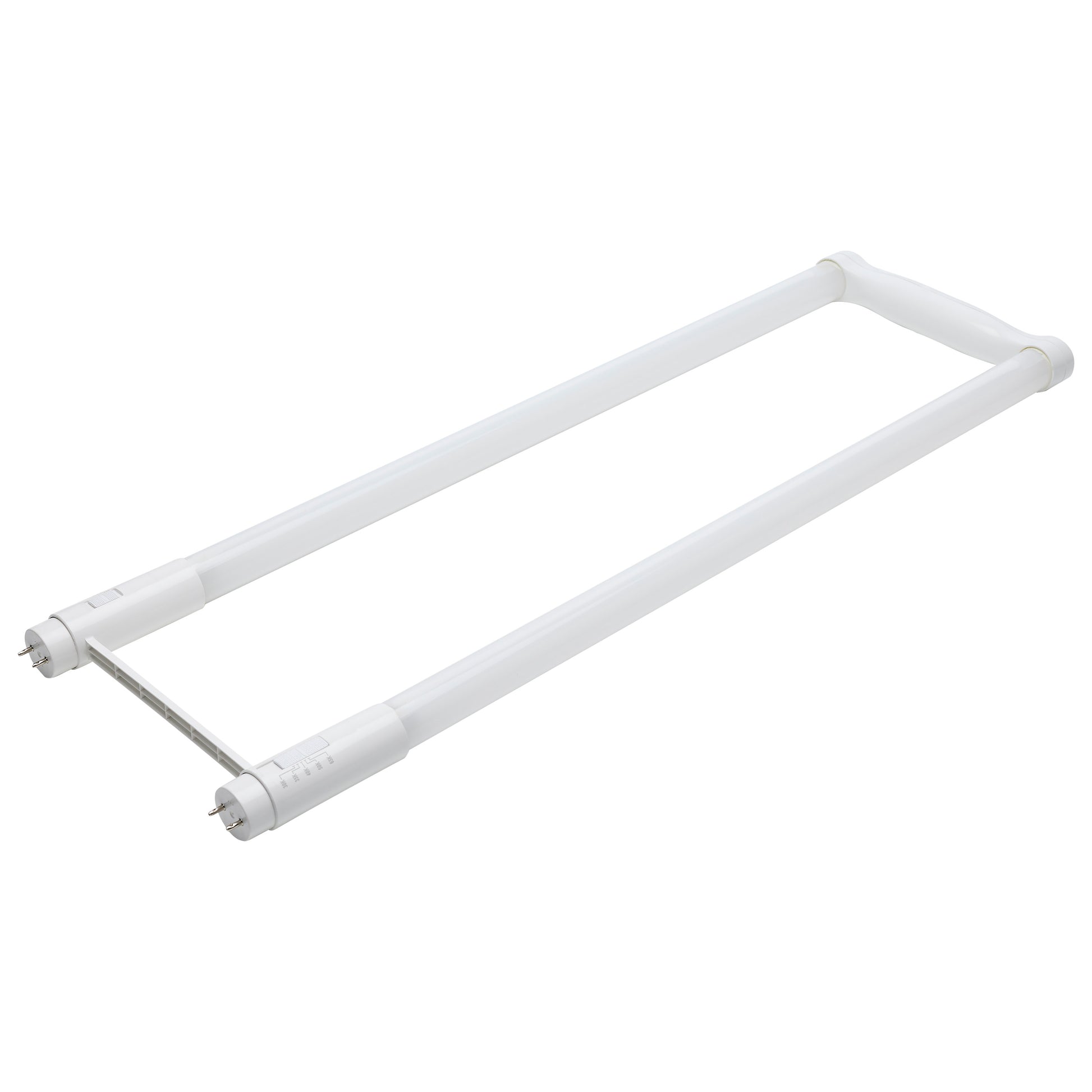 image of 11.5/13/15 Wattage Selectable T8 U-Bend LED - 30K/35K/40K/50K/65K CCT Selectable - 6-Inch - Frost Finish - 120-277 Range Voltage