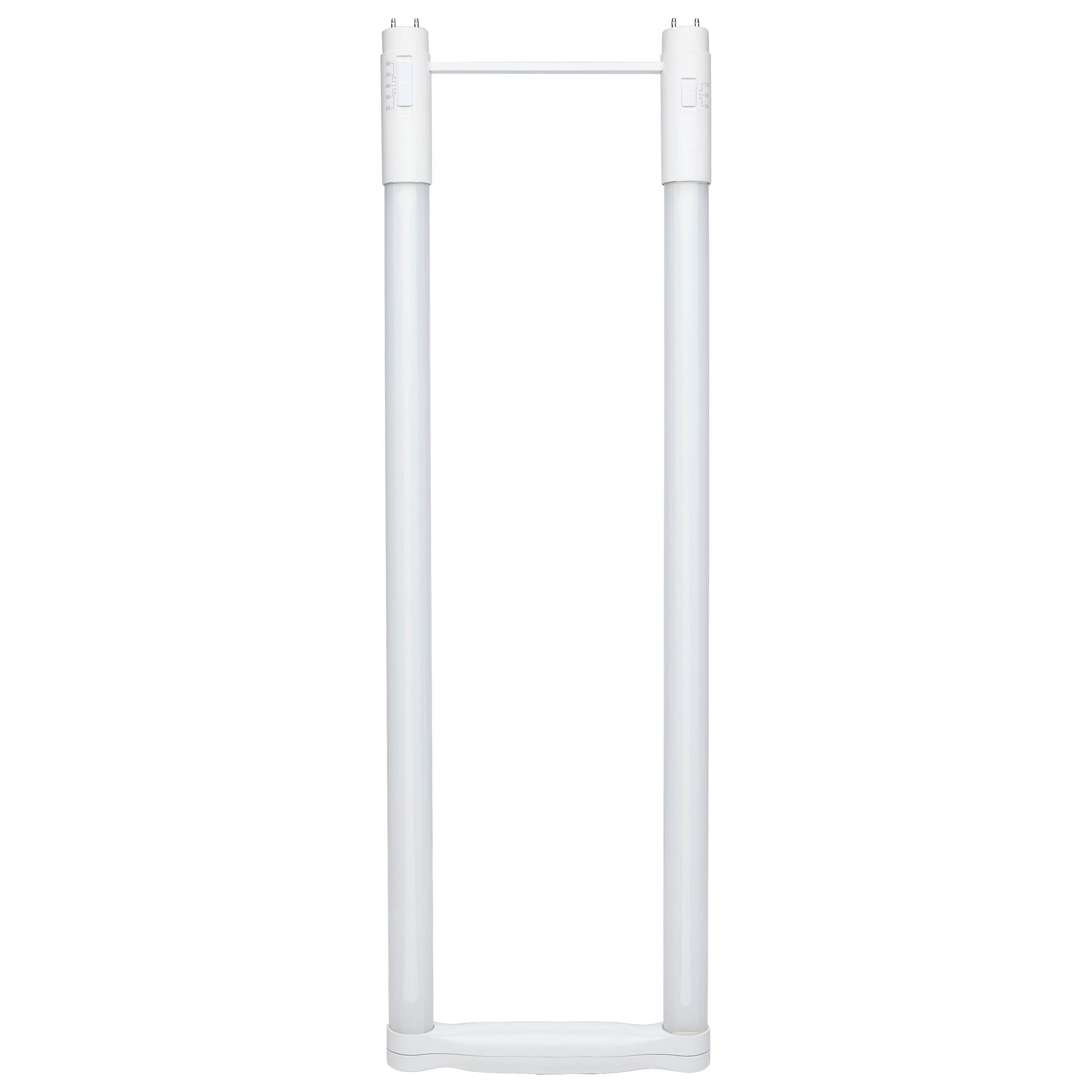 image of 11.5/13/15 Wattage Selectable T8 U-Bend LED - 30K/35K/40K/50K/65K CCT Selectable - 6-Inch - Frost Finish - 120-277 Range Voltage