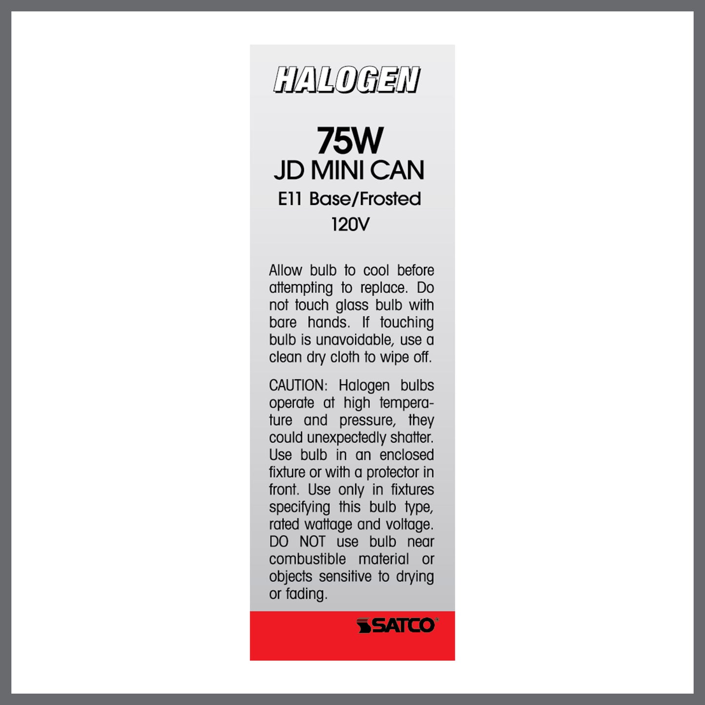 image of 75 Watt - Halogen - T4 - Frosted - 2000 Average rated hours - 1125 Lumens - Mini Candelabra base - 120 Volt