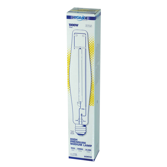 image of 1000 Watt - High Pressure Sodium HID - Mogul base - ET25 - Clear - 22 CRI - 2100K