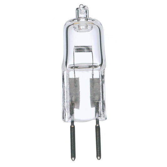 image of 20 Watt - Halogen - T3 - Clear - 2000 Average rated hours - 260 Lumens - Bi Pin G4 base - 24 Volt