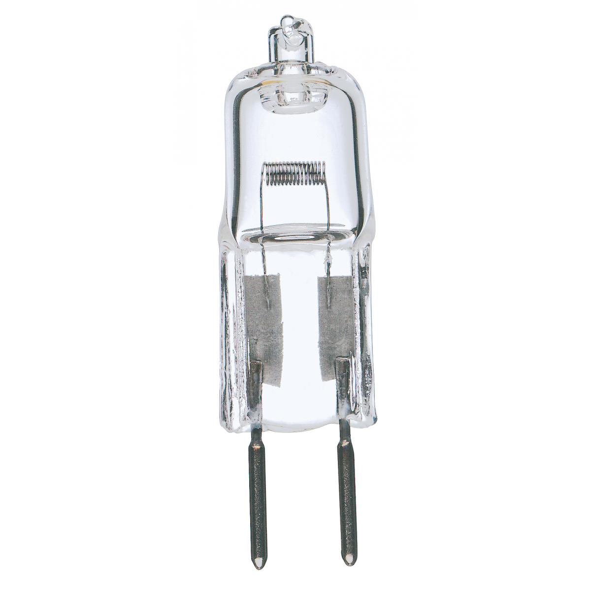 image of 50 Watt - Halogen - T4 - Clear - 2000 Average rated hours - 900 Lumens - Bi Pin GY6.35 base - 24 Volt