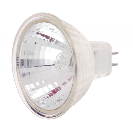 image of 20 Watt - Halogen - MR16 - BAB/C - 2000 Average rated hours - Miniature 2 Pin Round base - 24 Volt