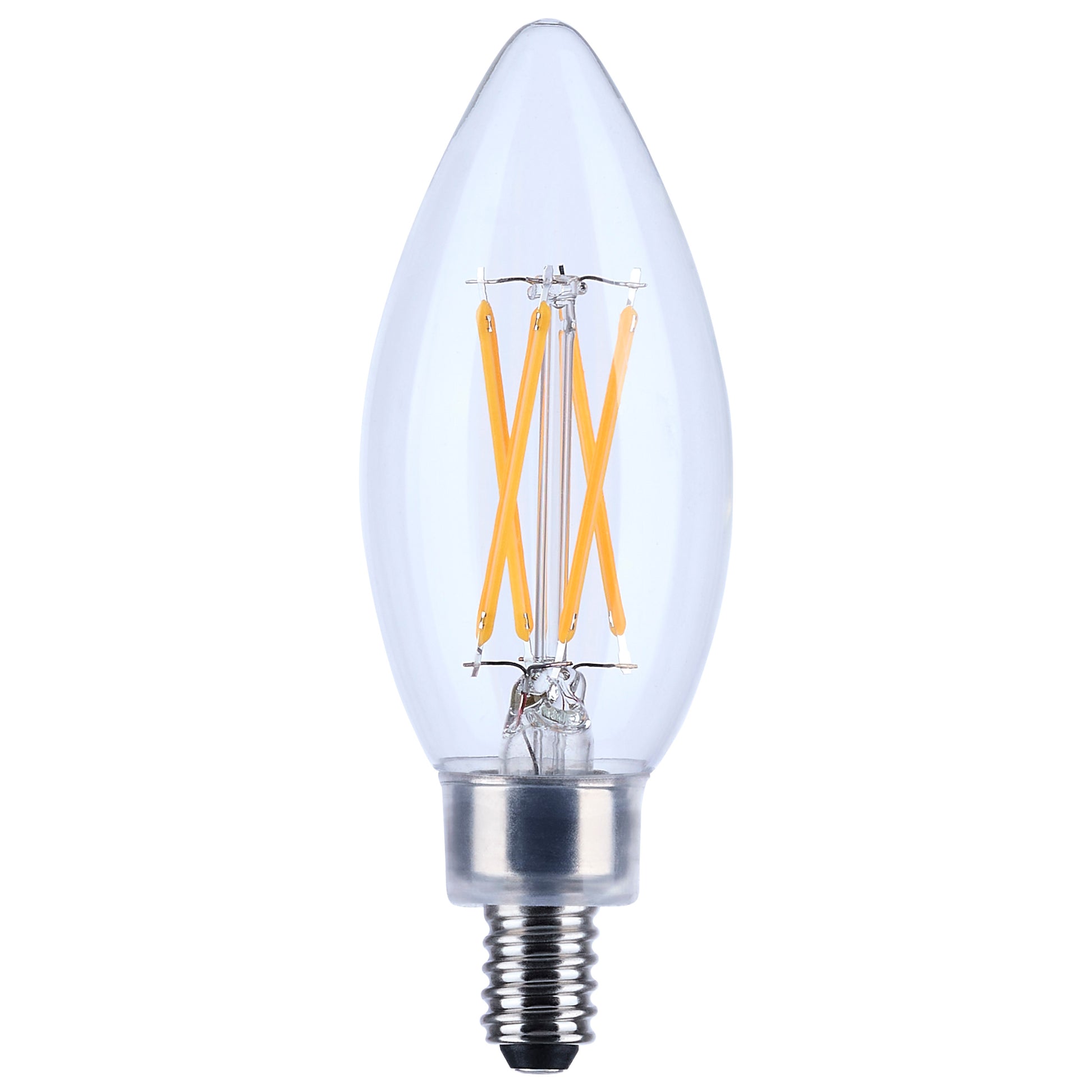 image of 4 Watt B11 LED - Clear - Candelabra base - 90 CRI - 2700K - 120 Volt
