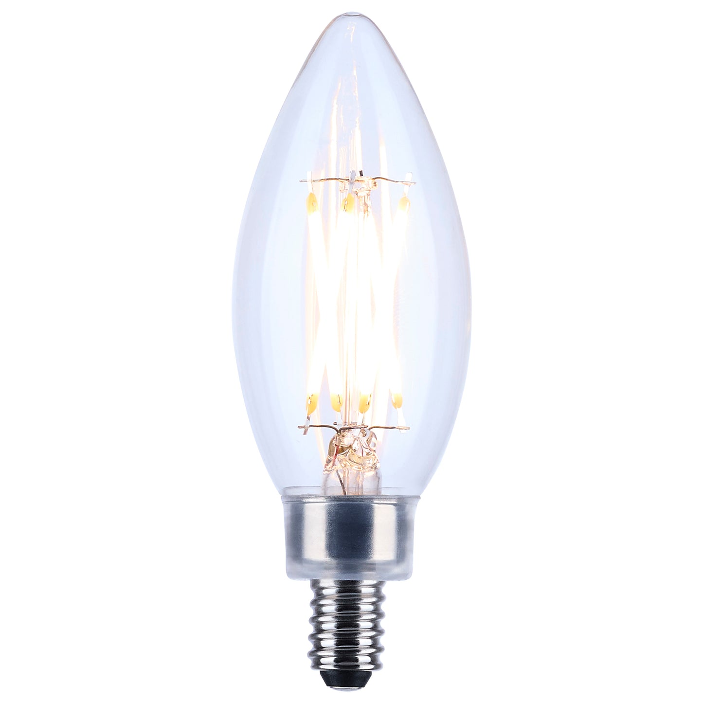 image of 5.5 Watt B11 LED - Clear - Candelabra base - 90 CRI - 2700K - 120 Volt