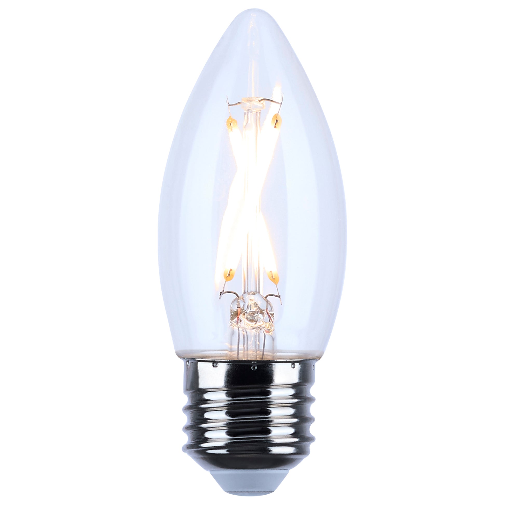 image of 3 Watt B11 LED - Clear - Medium base - 90 CRI - 2700K - 120 Volt