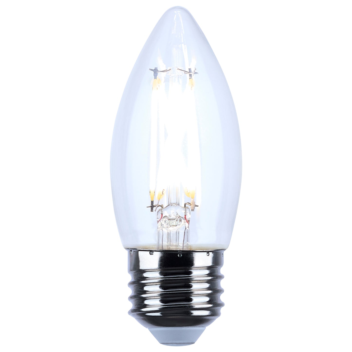 image of 4 Watt B11 LED - Clear - Medium base - 90 CRI - 2700K - 120 Volt