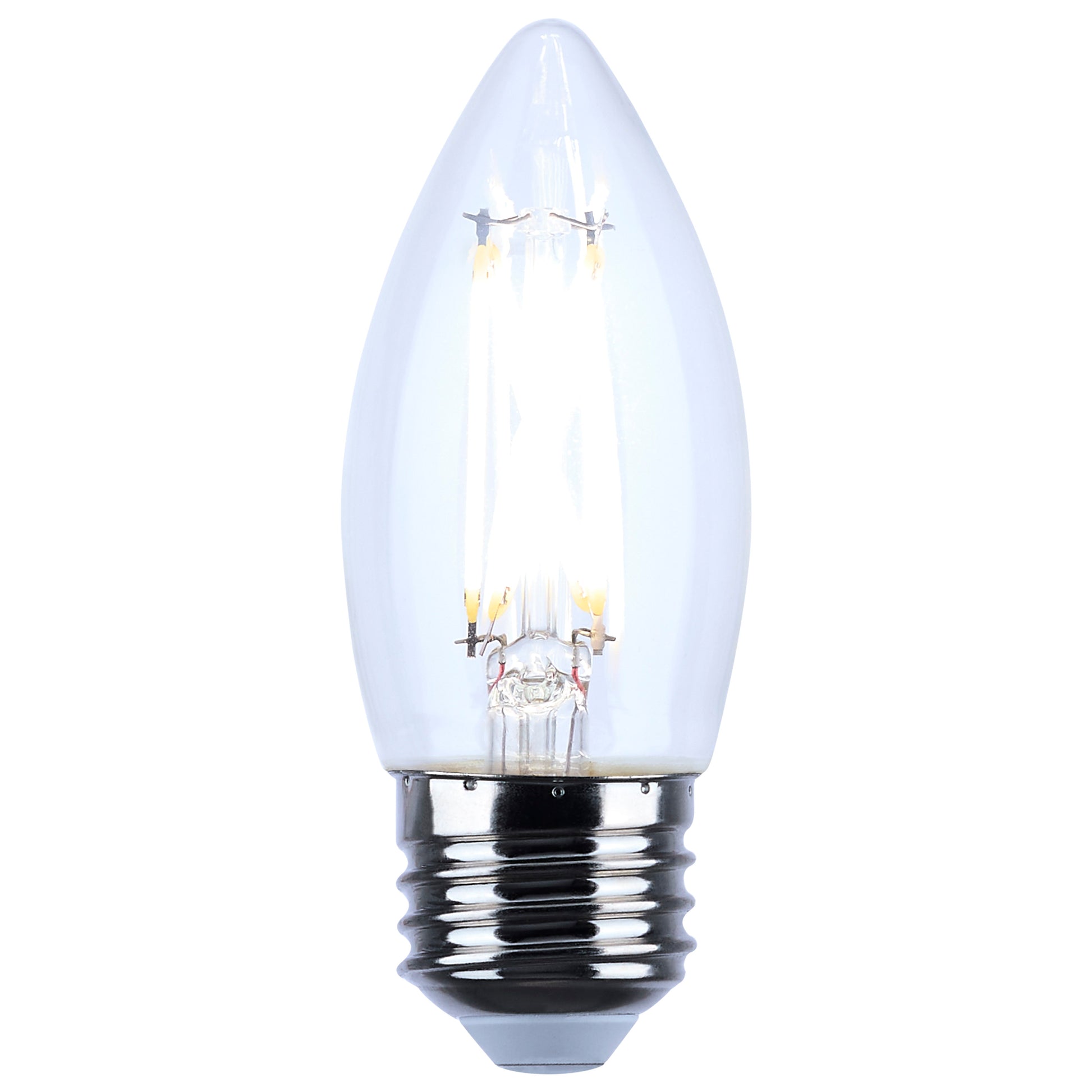 image of 4 Watt B11 LED - Clear - Medium base - 90 CRI - 2700K - 120 Volt