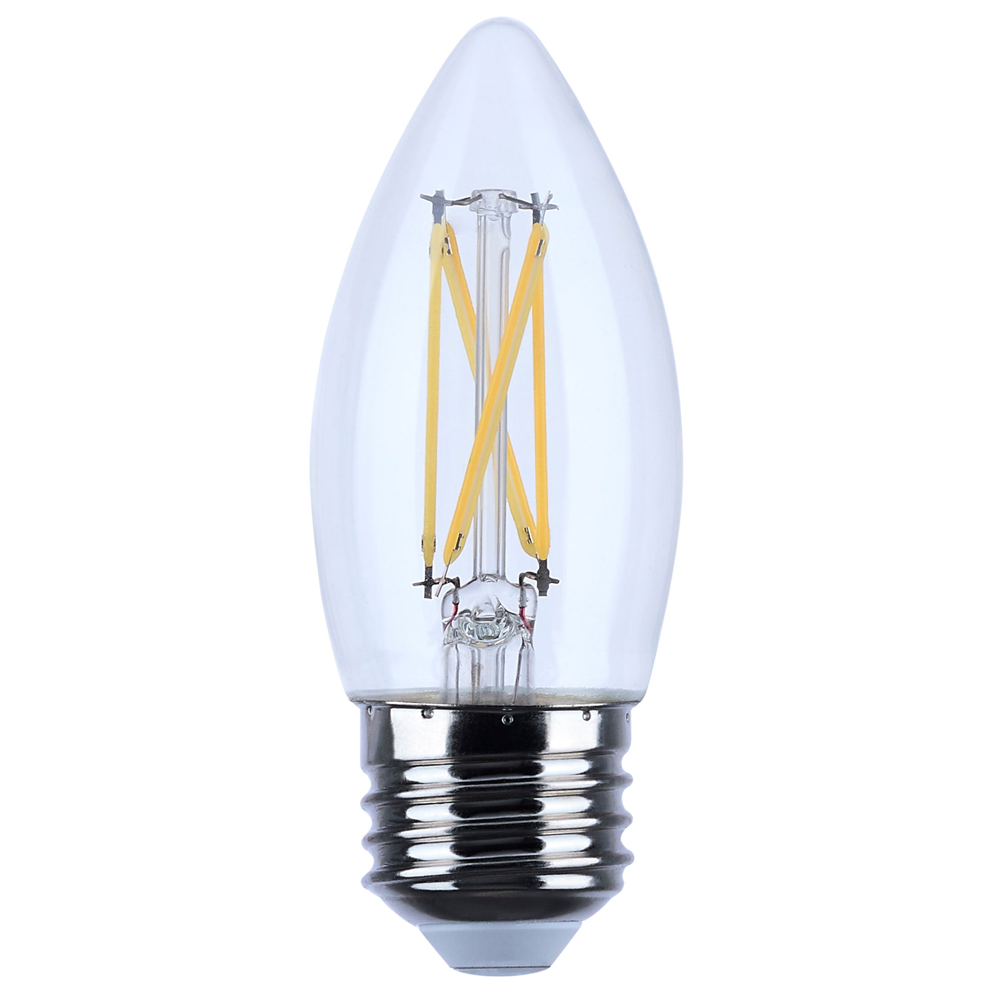 image of 4 Watt B11 LED - Clear - Medium base - 90 CRI - 2700K - 120 Volt