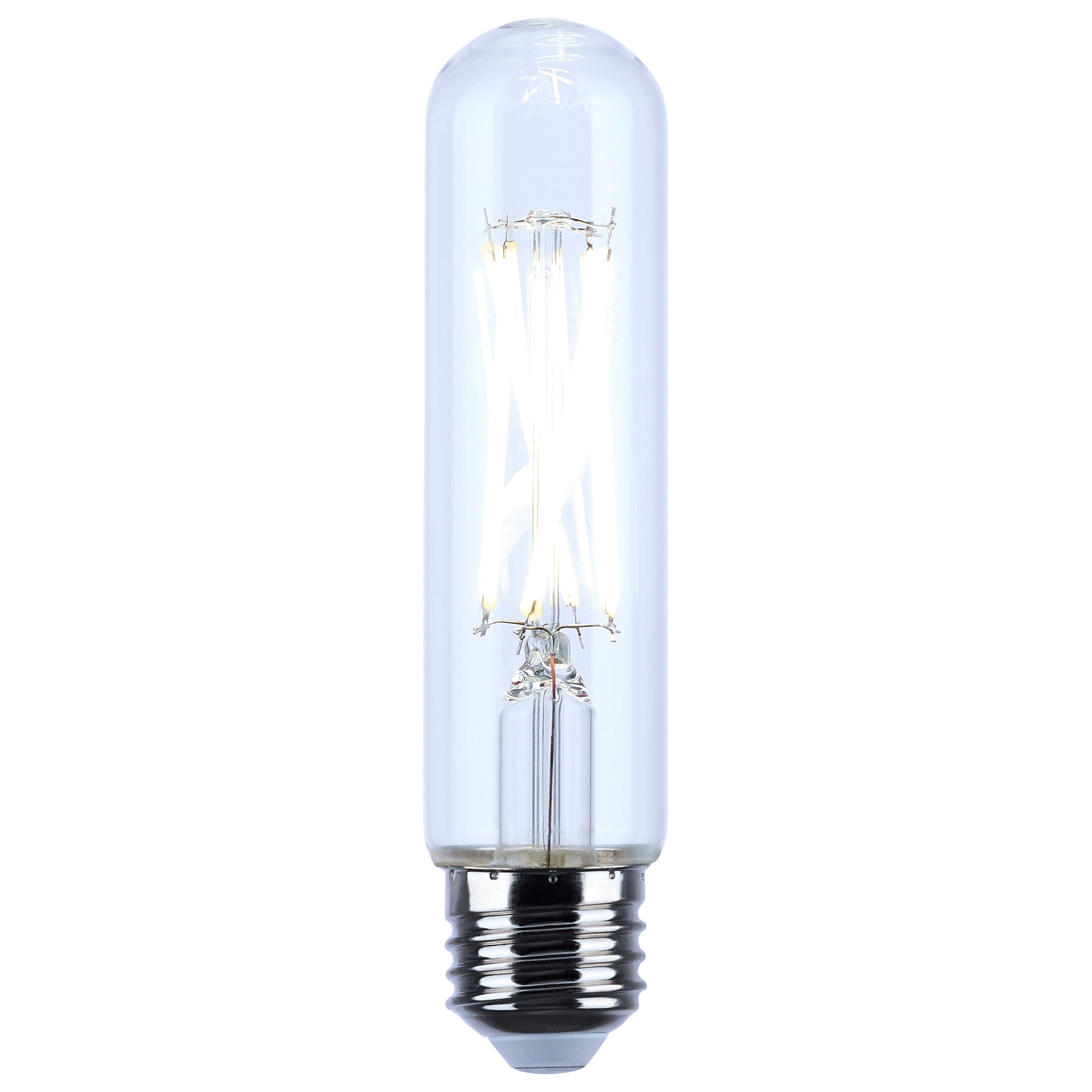 image of 8 Watt T10 LED - Clear - Medium base - 90 CRI - 2700K - 120 Volt