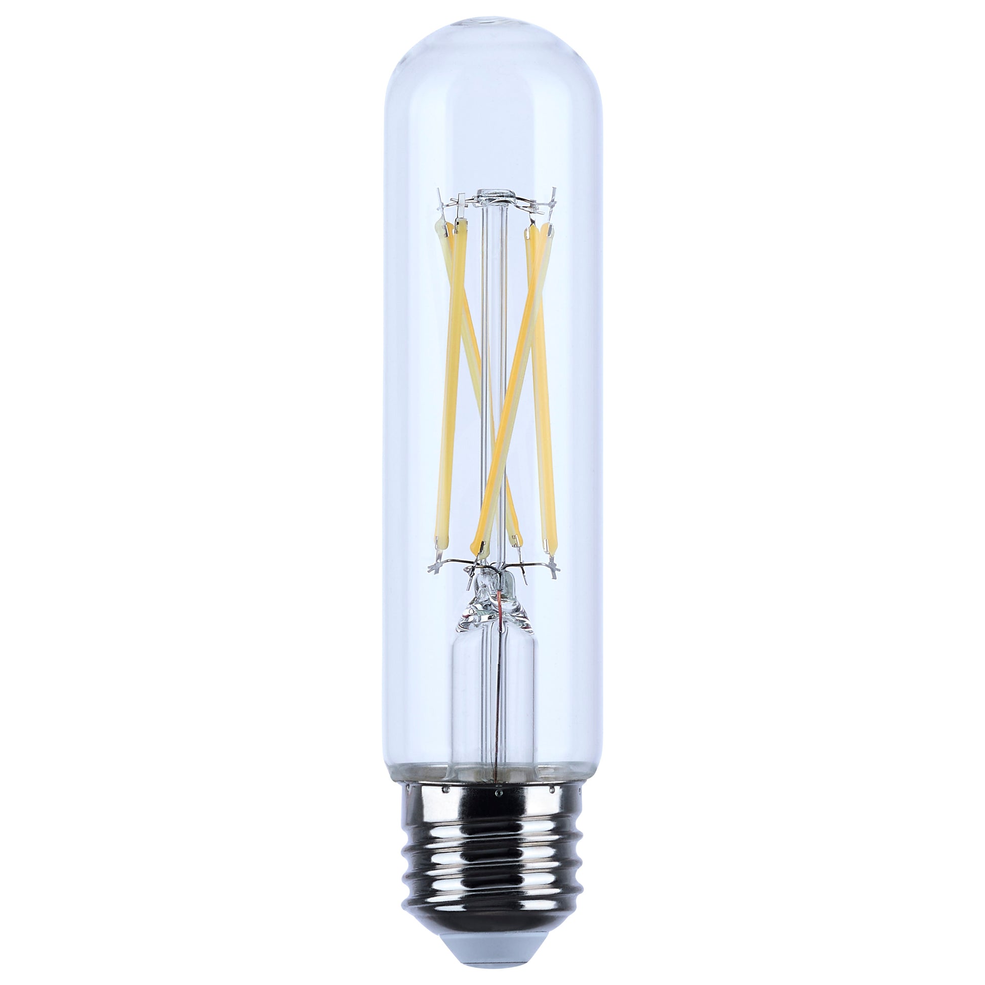 image of 8 Watt T10 LED - Clear - Medium base - 90 CRI - 2700K - 120 Volt