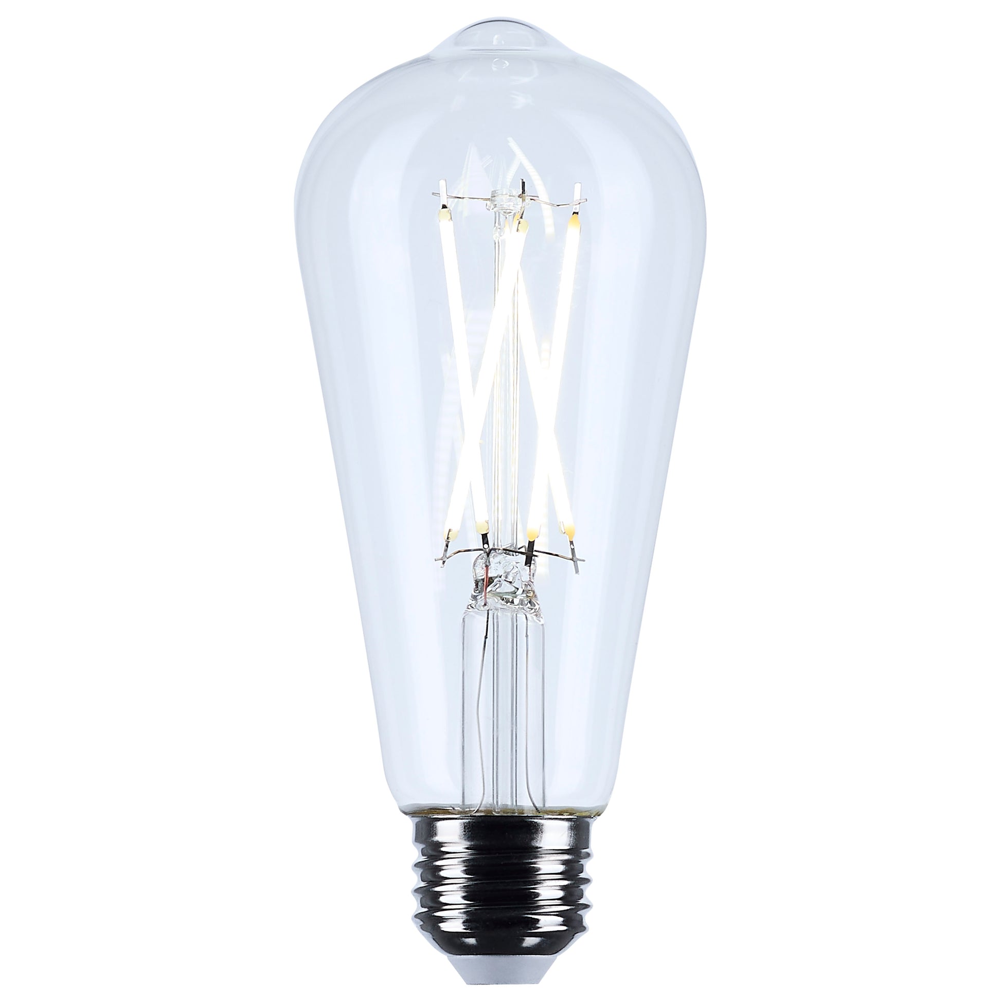 image of 8 Watt ST19 LED - Clear - Medium base - 90 CRI - 2700K - 120 Volt