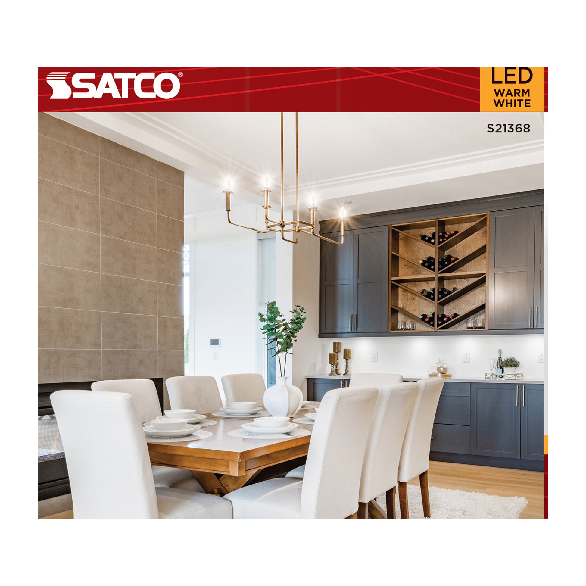 image of 4 Watt B11 LED - Clear - Medium base - 90 CRI - 2700K - 120 Volt - 3-Pack