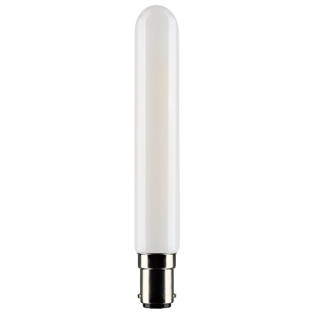 4 Watt T6.5 LED - Frosted - Double Contact Bayonet Base - 3000K - 360 Lumens - 120 Volt