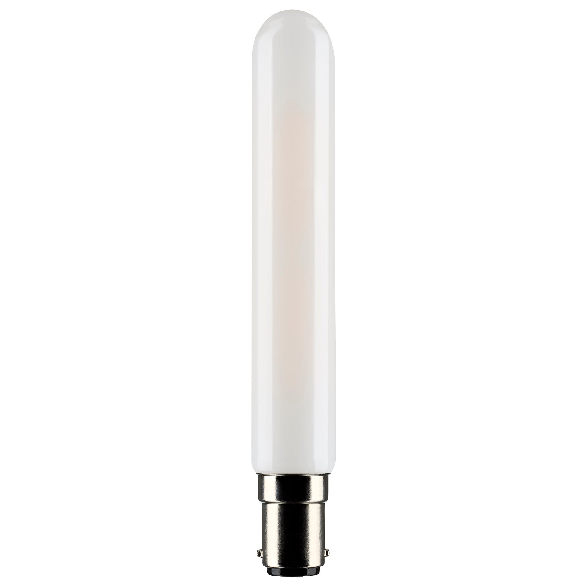 image of 4 Watt T6.5 LED - Frosted - Double Contact Bayonet Base - 3000K - 360 Lumens - 120 Volt