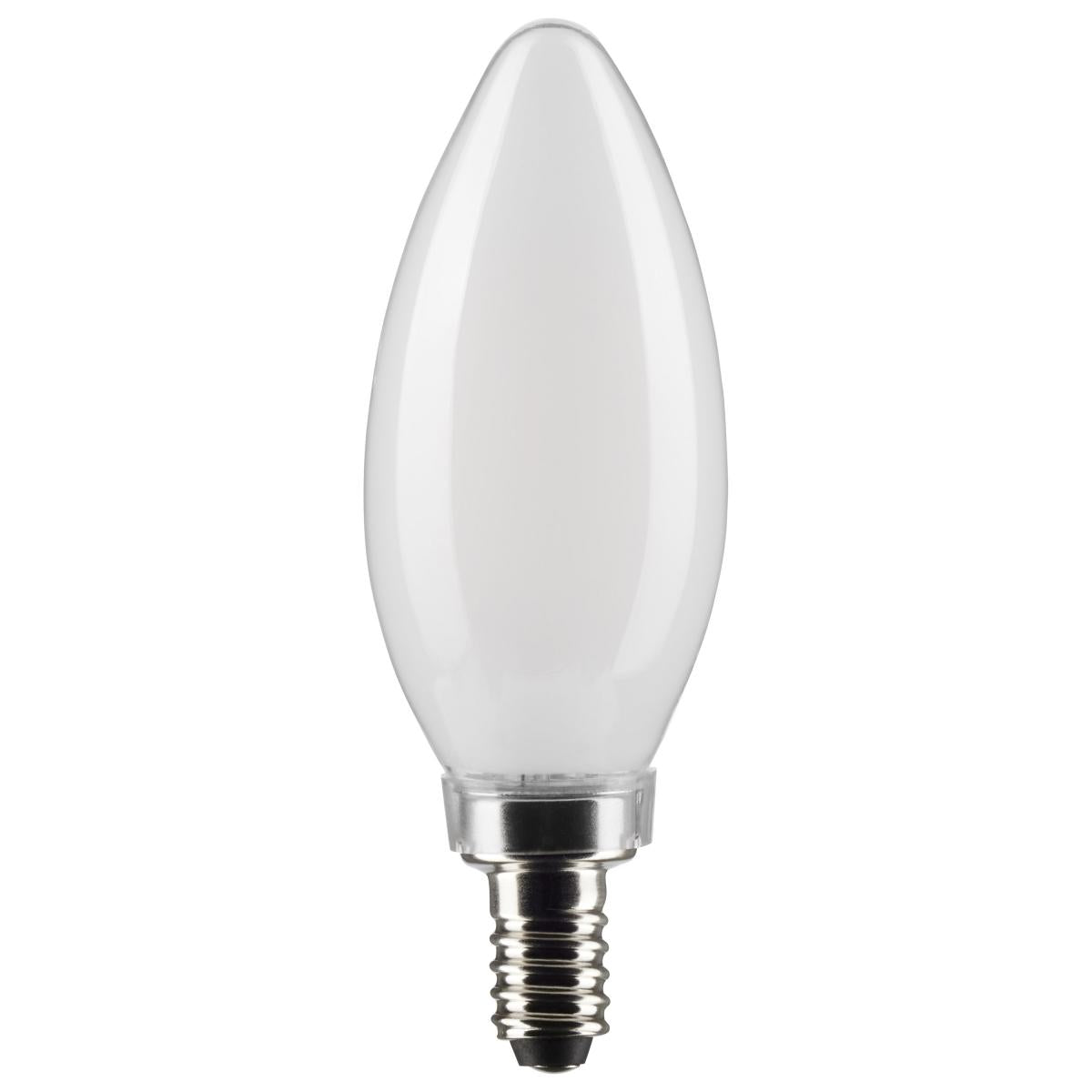 5.5 Watt B11 LED - Frosted - Candelabra Base - 2700K - 500 Lumens - 120 Volt - 2-Pack