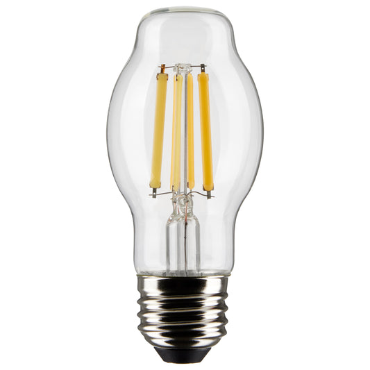 image of 8 Watt BT15 LED - Clear - Medium Base - 2700K - 800 Lumens - 120 Volt