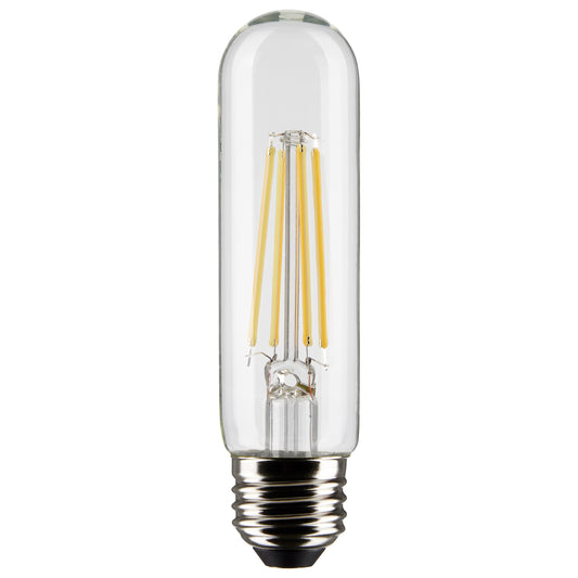 image of 8 Watt T10 LED - Clear - Medium Base - 2700K - 800 Lumens - 120 Volt - 2-Pack