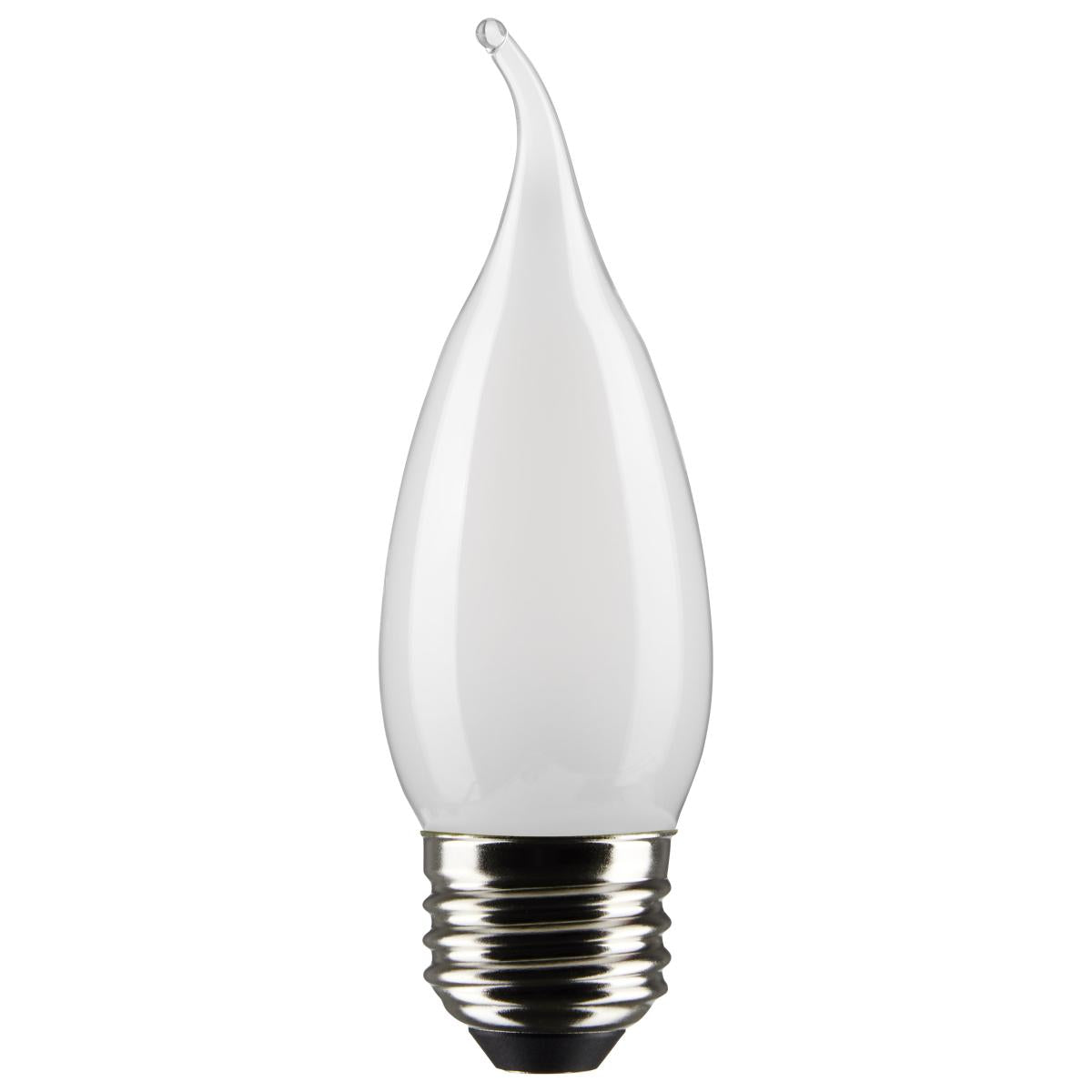 5.5 Watt CA10 LED - Frost Finish - Medium Base - 5000K - 120 Volt - 2-Card
